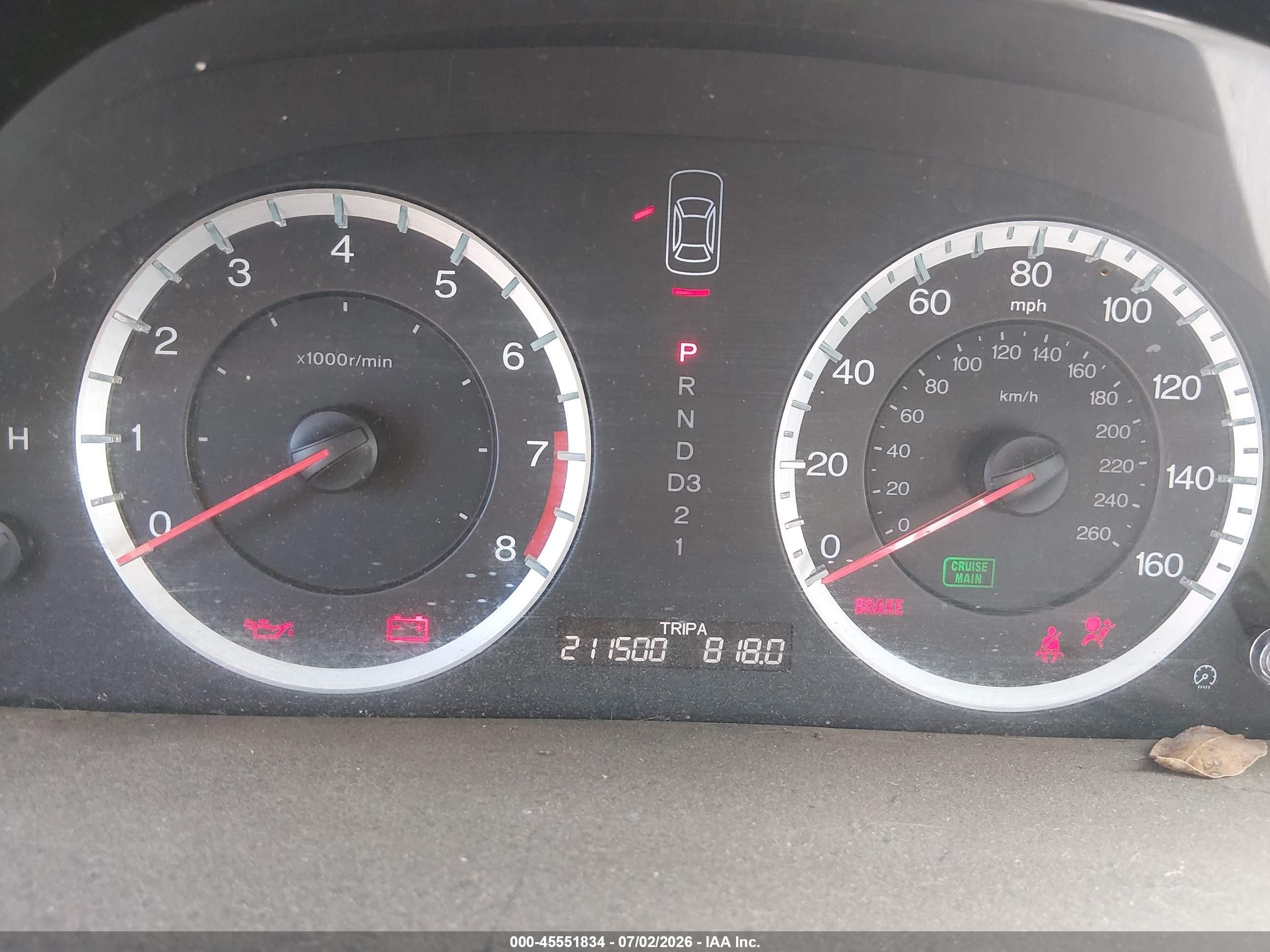 2008 Honda Accord 2.4 Lx Gray vin: JHMCP26388C027669