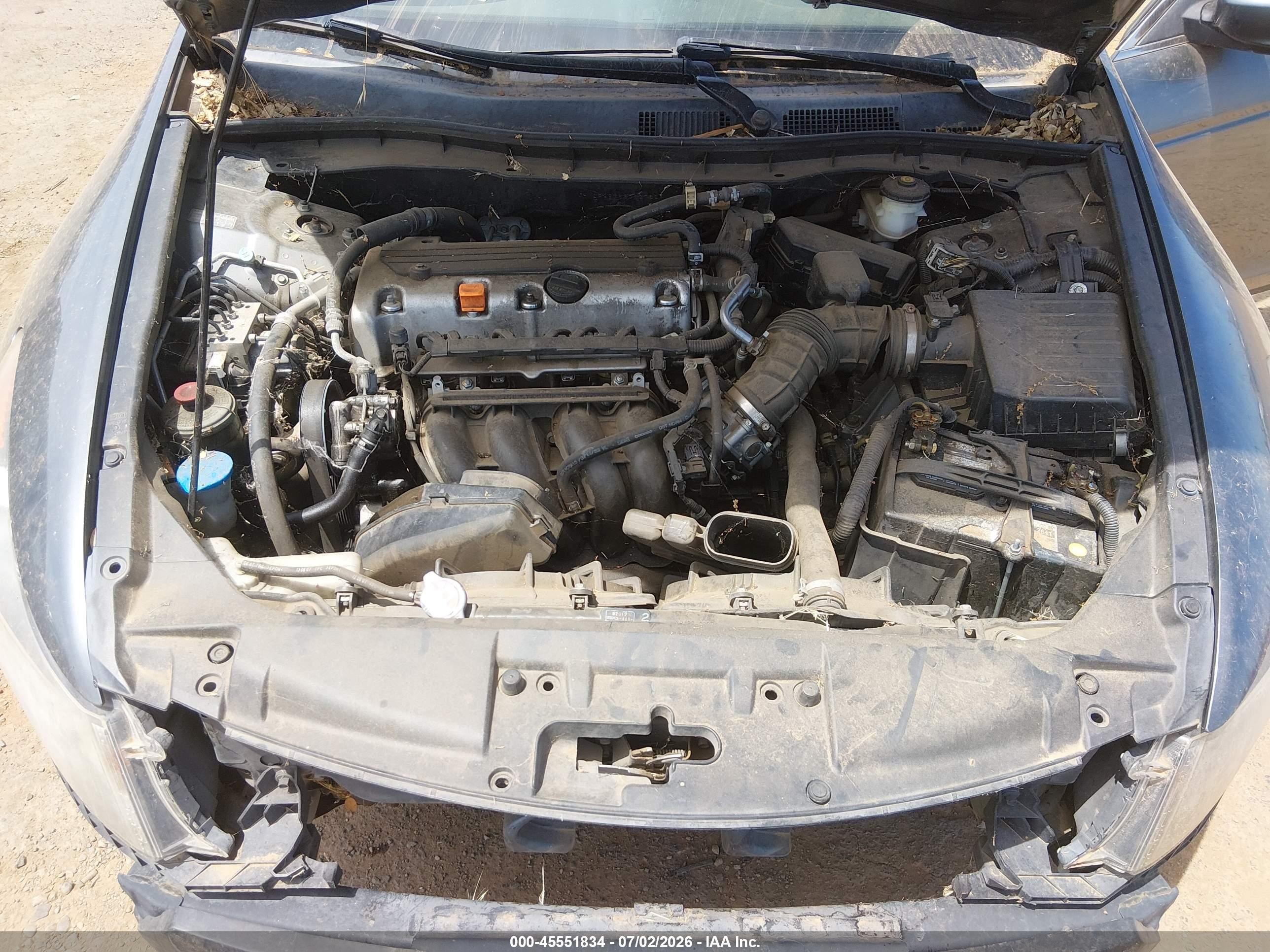 2008 Honda Accord 2.4 Lx Gray vin: JHMCP26388C027669