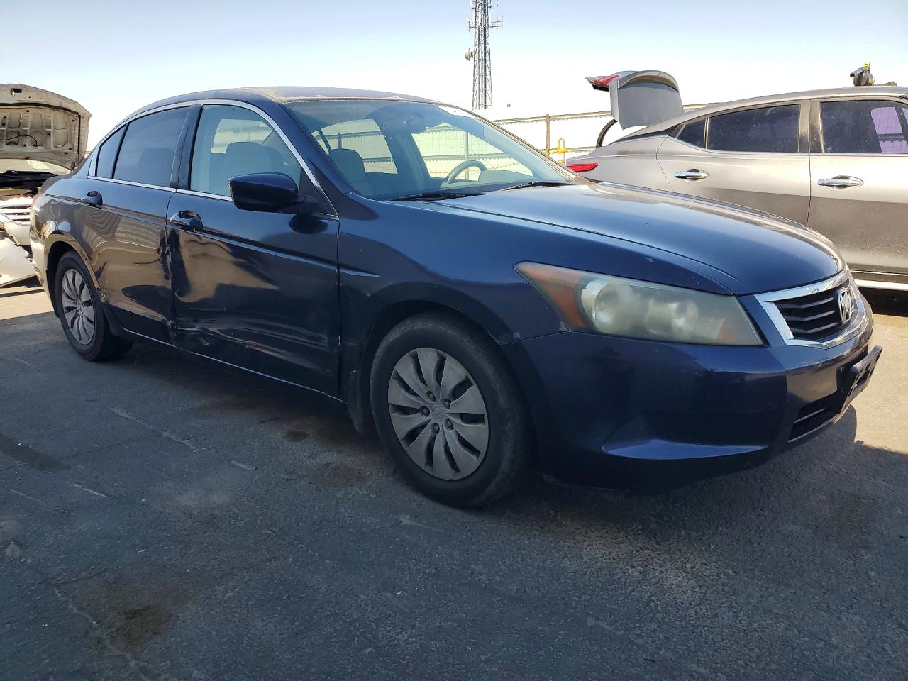 2008 Honda Accord Lx Синий vin: JHMCP26388C073051