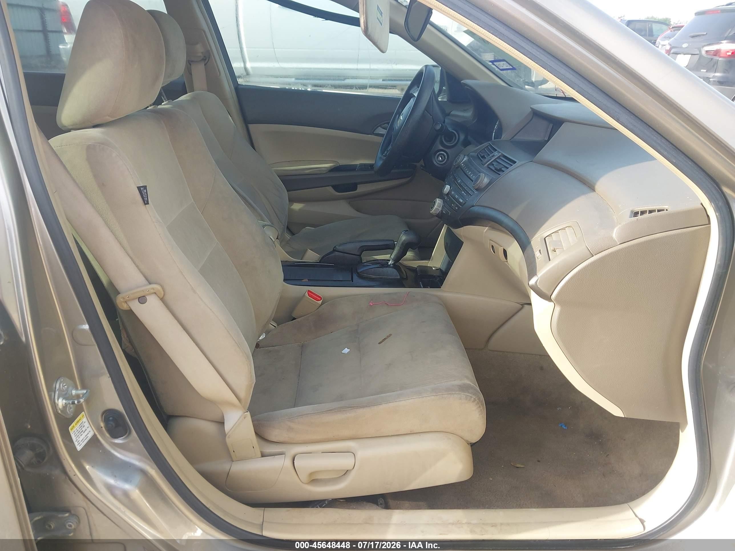 2008 Honda Accord 2.4 Lx Gold vin: JHMCP26388C074622