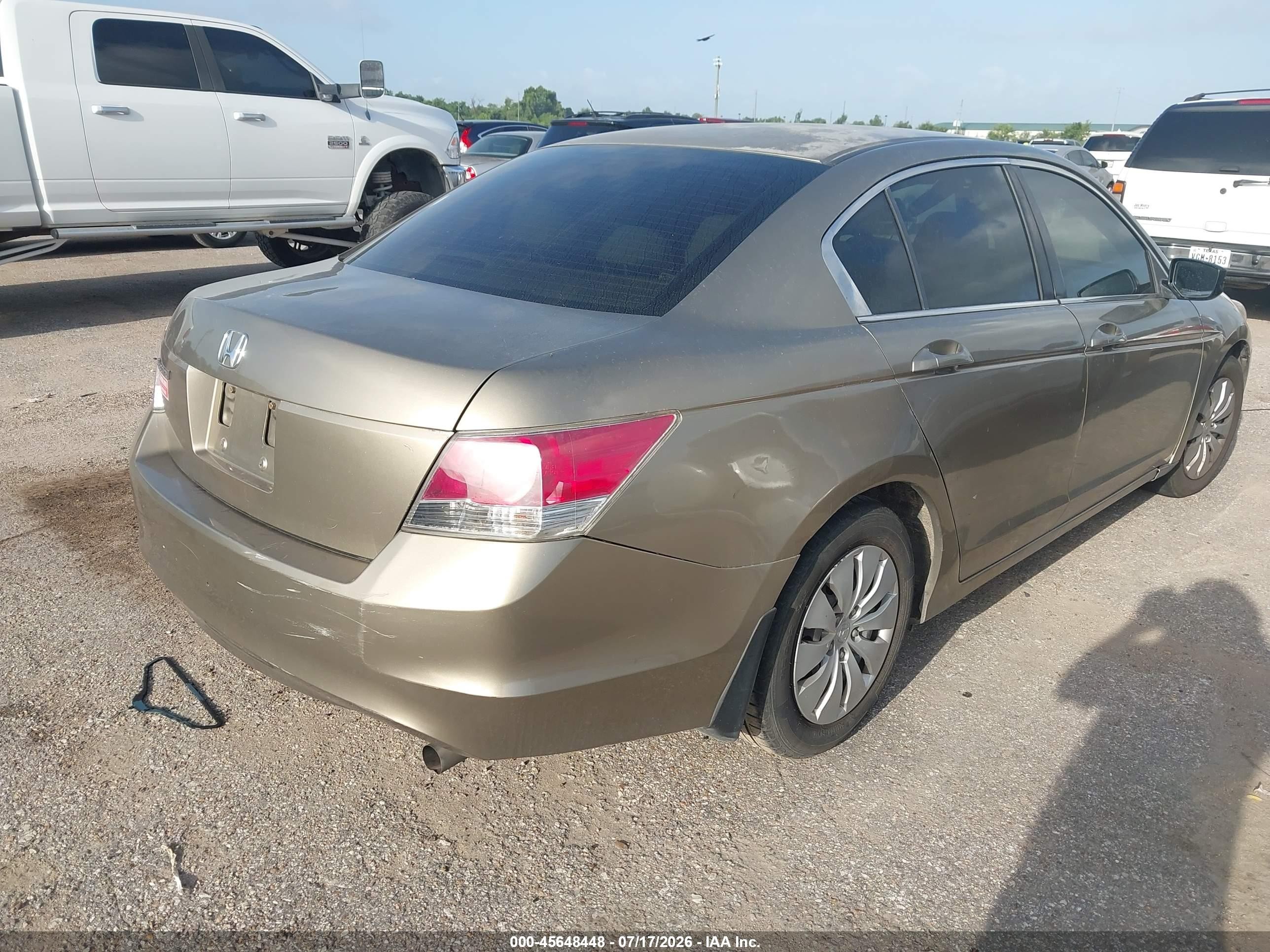 2008 Honda Accord 2.4 Lx Gold vin: JHMCP26388C074622