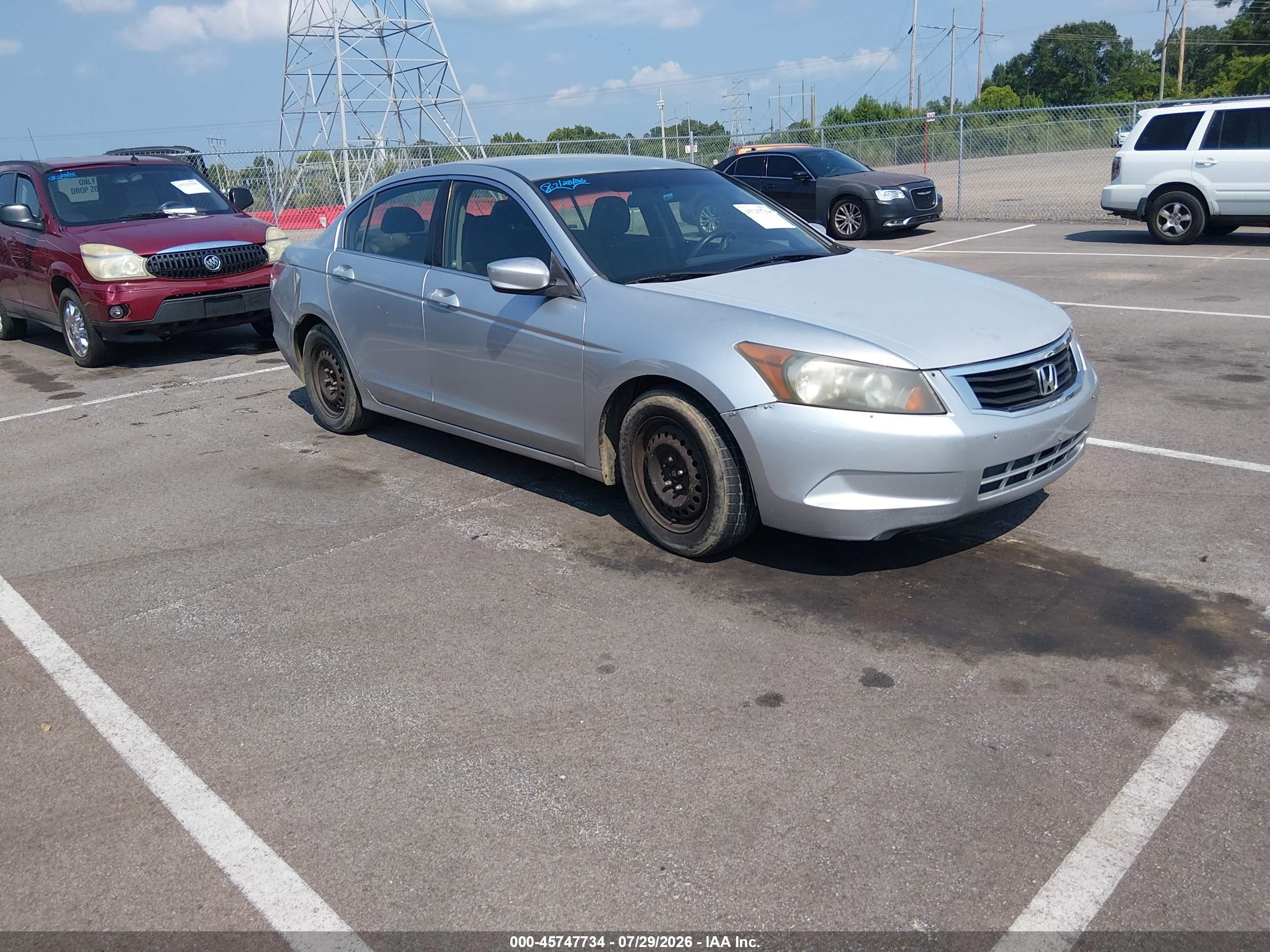 2008 Honda Accord 2.4 Lx Silver vin: JHMCP26388C078931