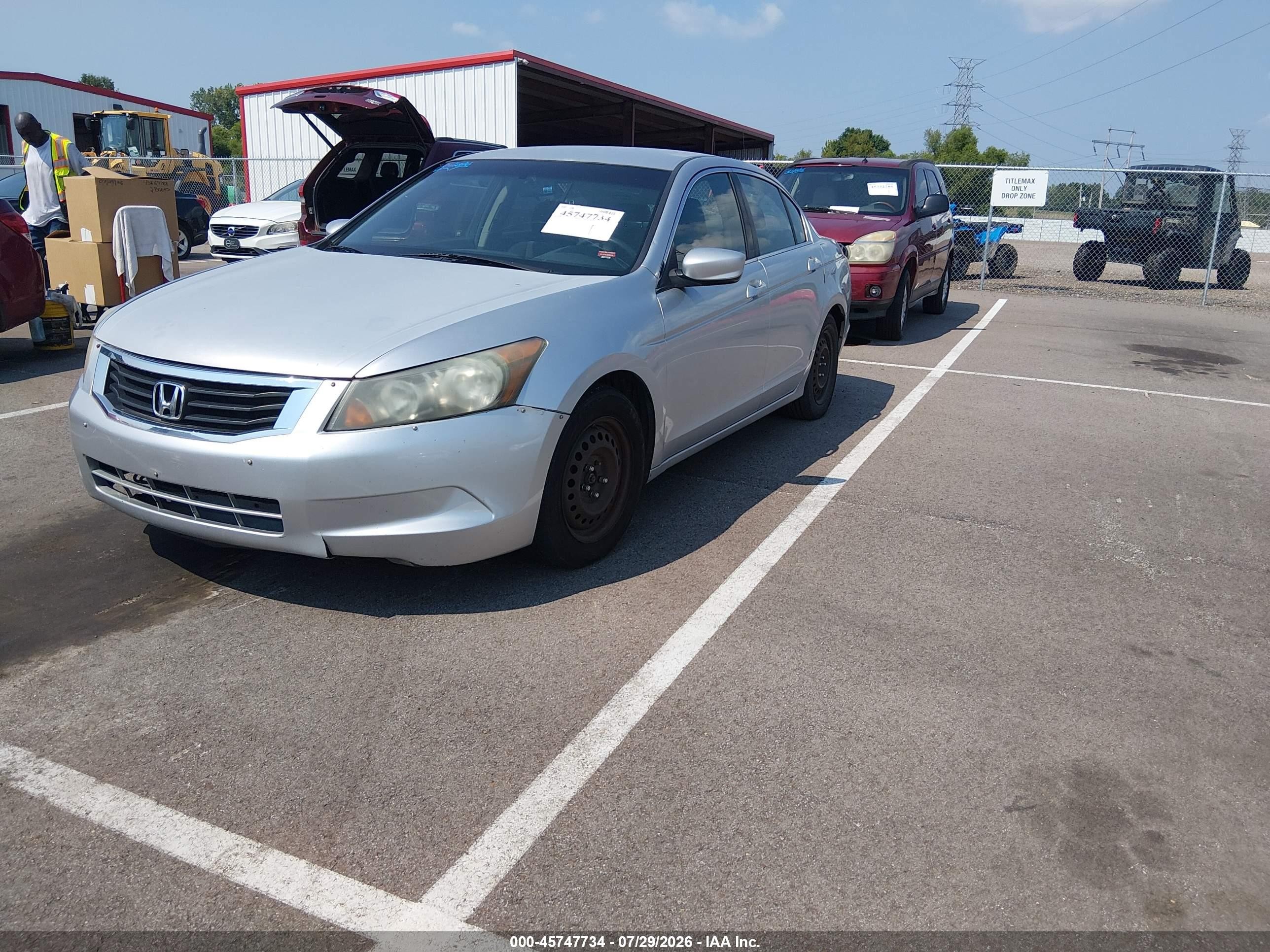 2008 Honda Accord 2.4 Lx Silver vin: JHMCP26388C078931