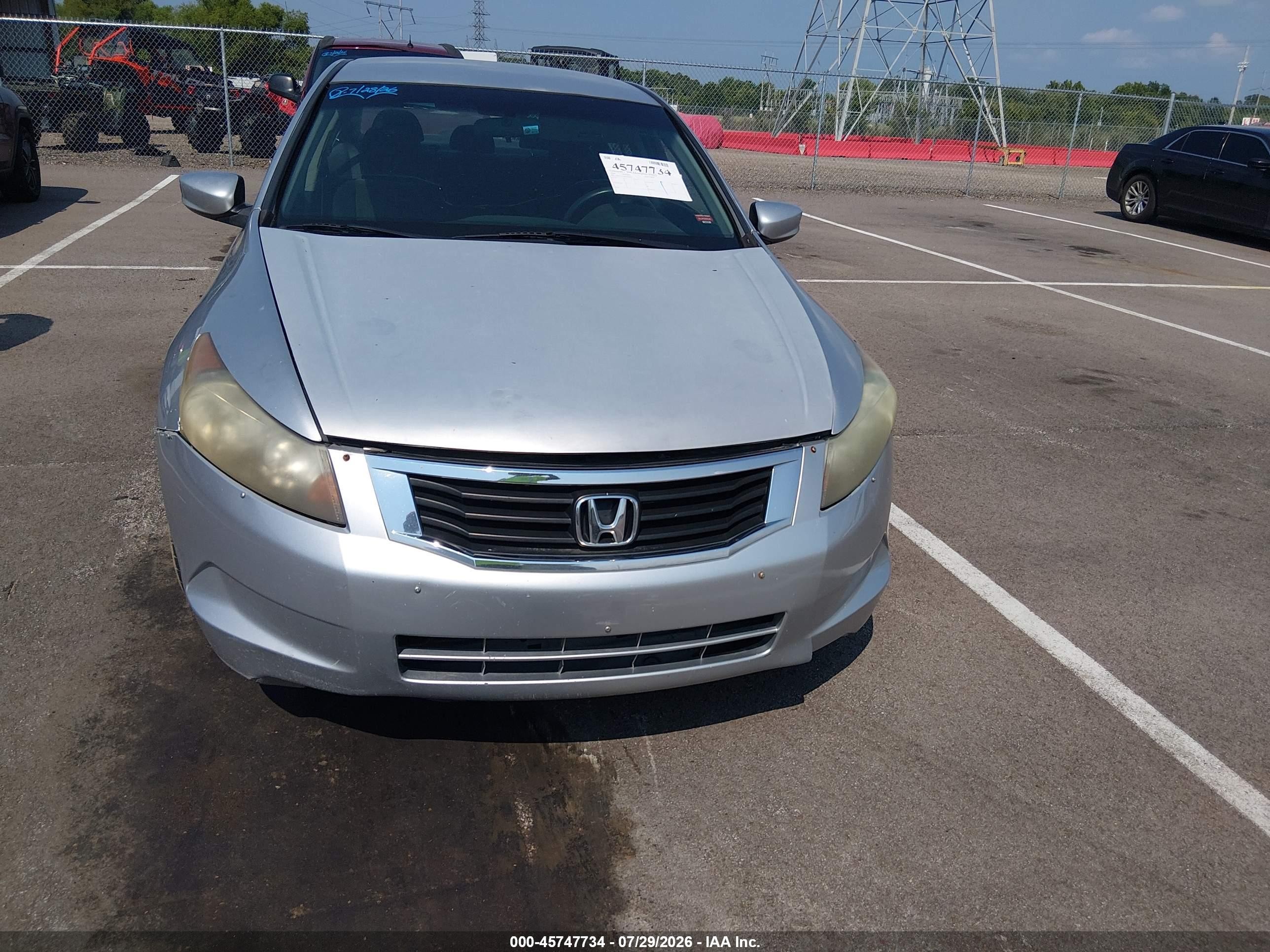 2008 Honda Accord 2.4 Lx Silver vin: JHMCP26388C078931