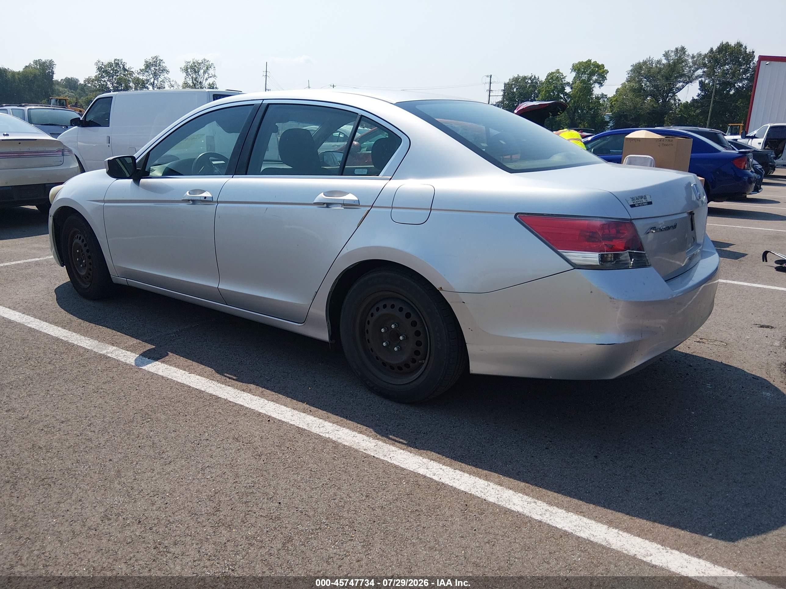 2008 Honda Accord 2.4 Lx Silver vin: JHMCP26388C078931