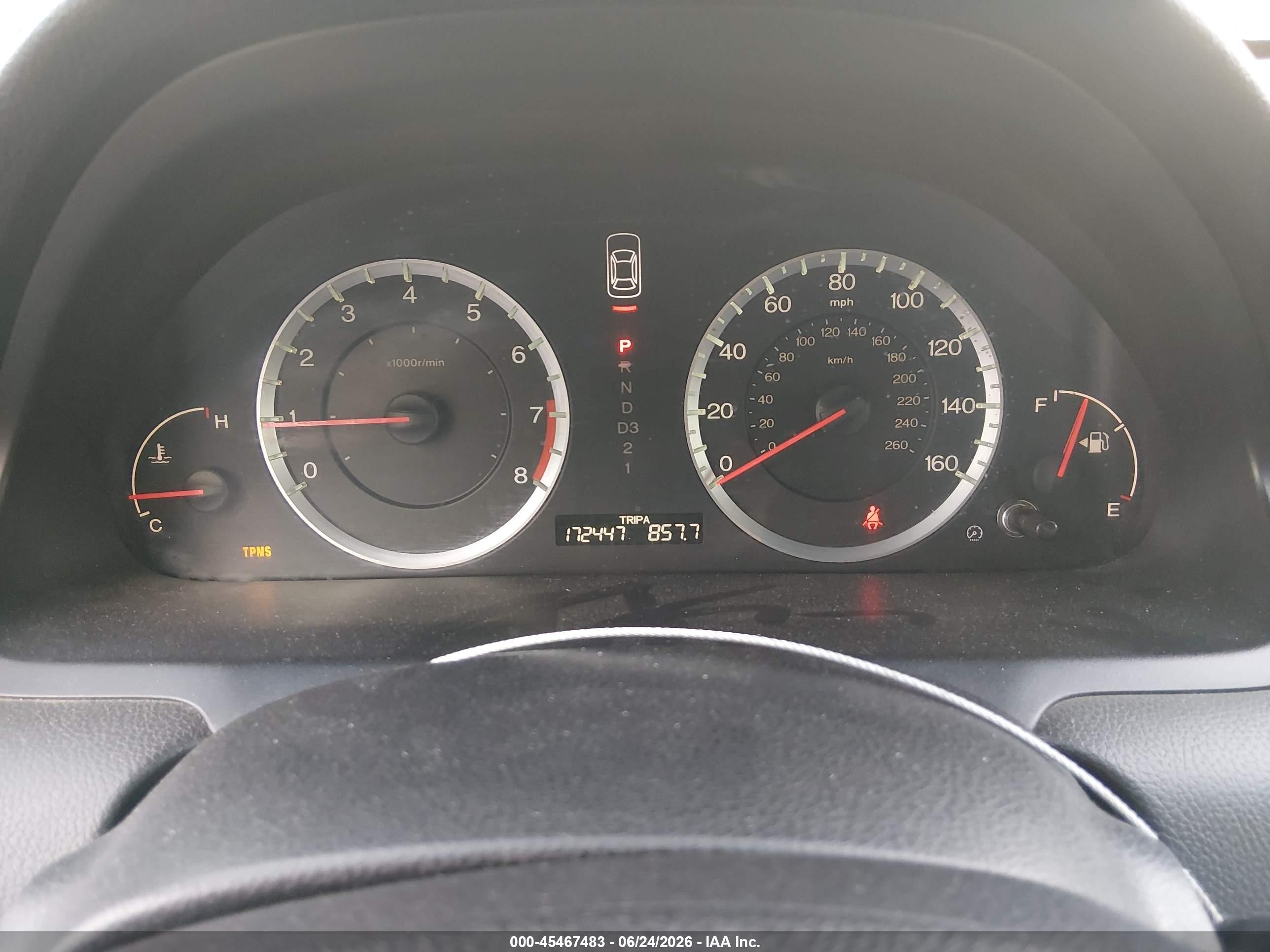 2009 Honda Accord 2.4 Lx Серый vin: JHMCP26389C011375