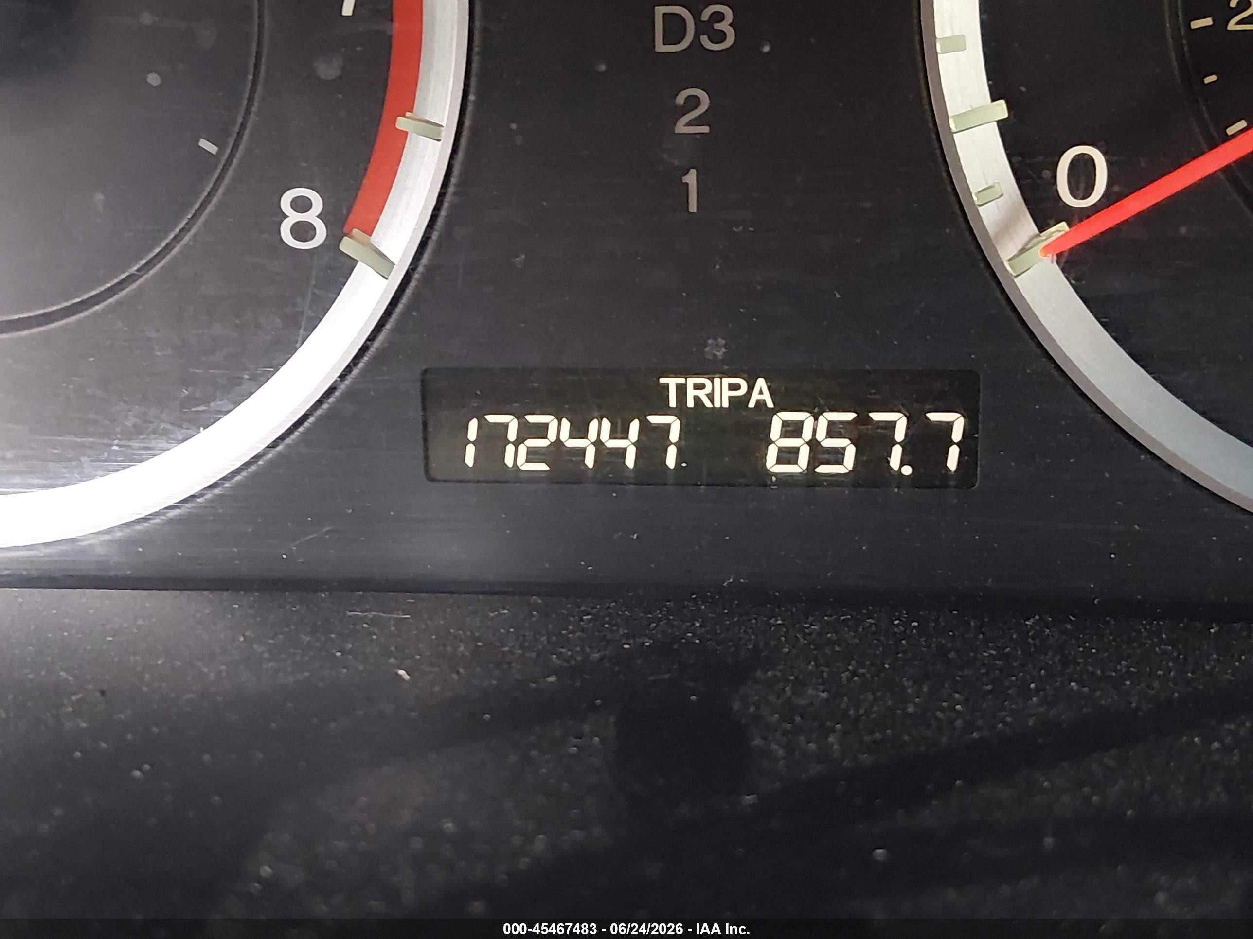 2009 Honda Accord 2.4 Lx Серый vin: JHMCP26389C011375