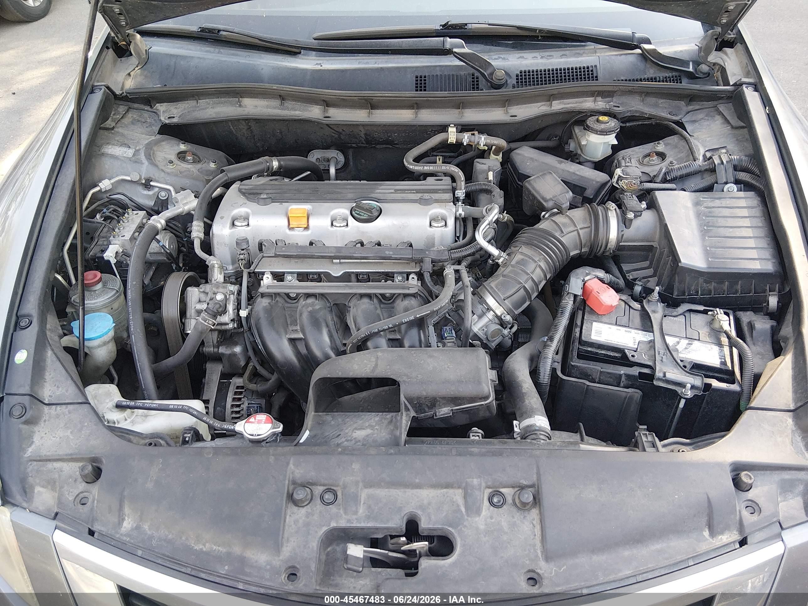 2009 Honda Accord 2.4 Lx Серый vin: JHMCP26389C011375