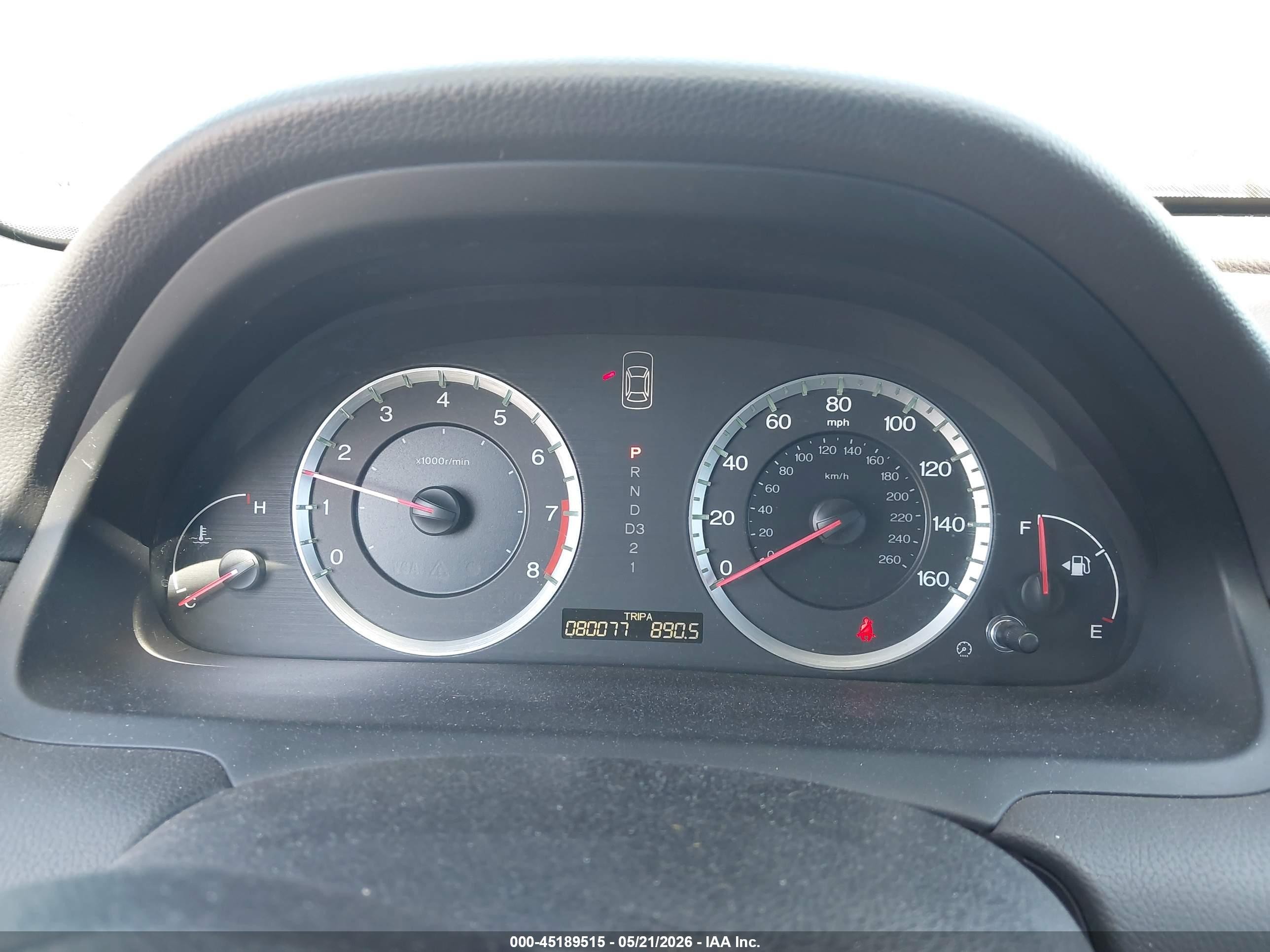 2008 Honda Accord 2.4 Lx Gray vin: JHMCP26398C072121