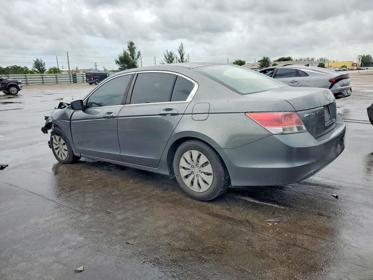 2008 Honda Accord Lx Gray vin: JHMCP26398C074970