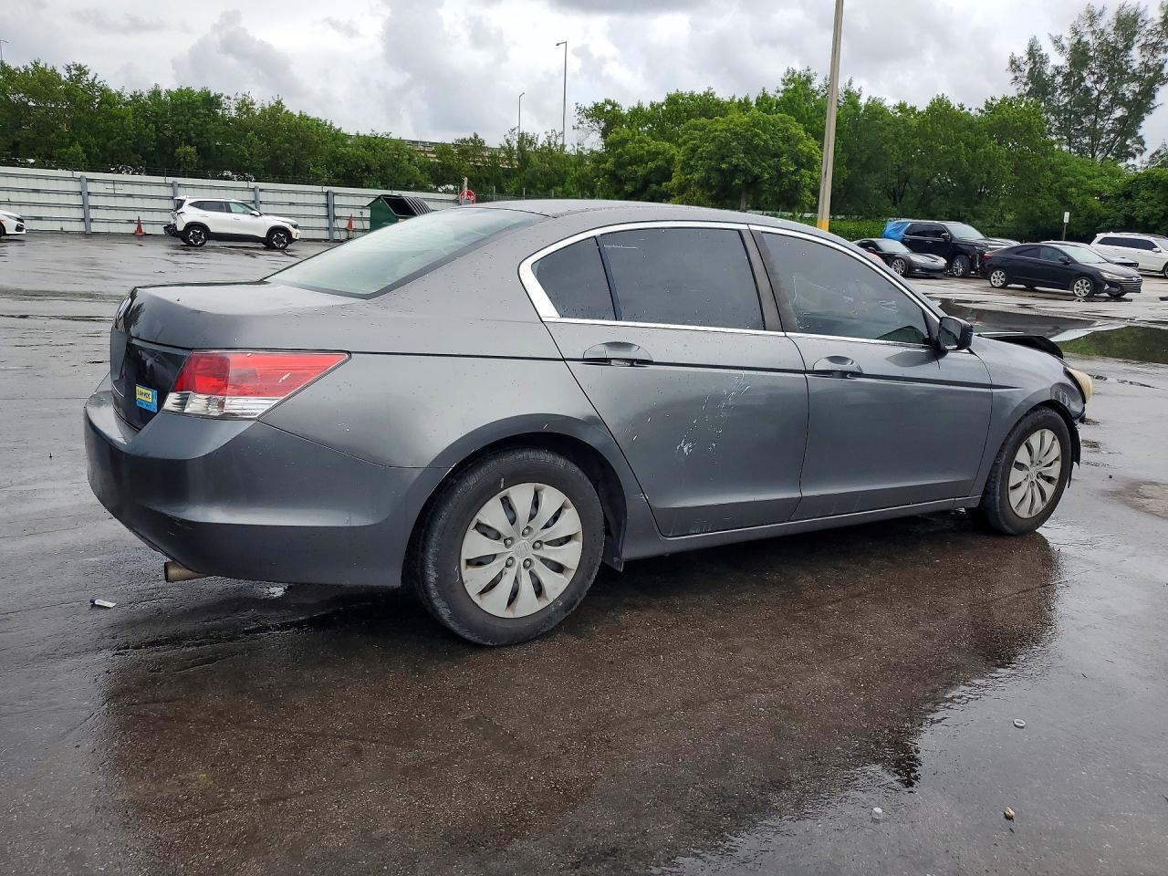 2008 Honda Accord Lx Gray vin: JHMCP26398C074970