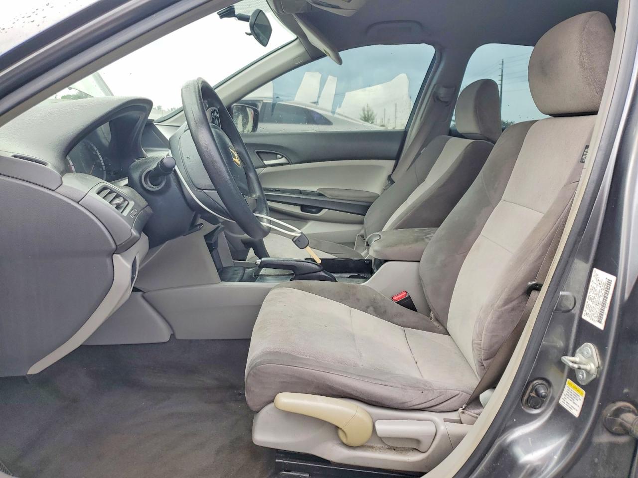 2008 Honda Accord Lx Gray vin: JHMCP26398C074970