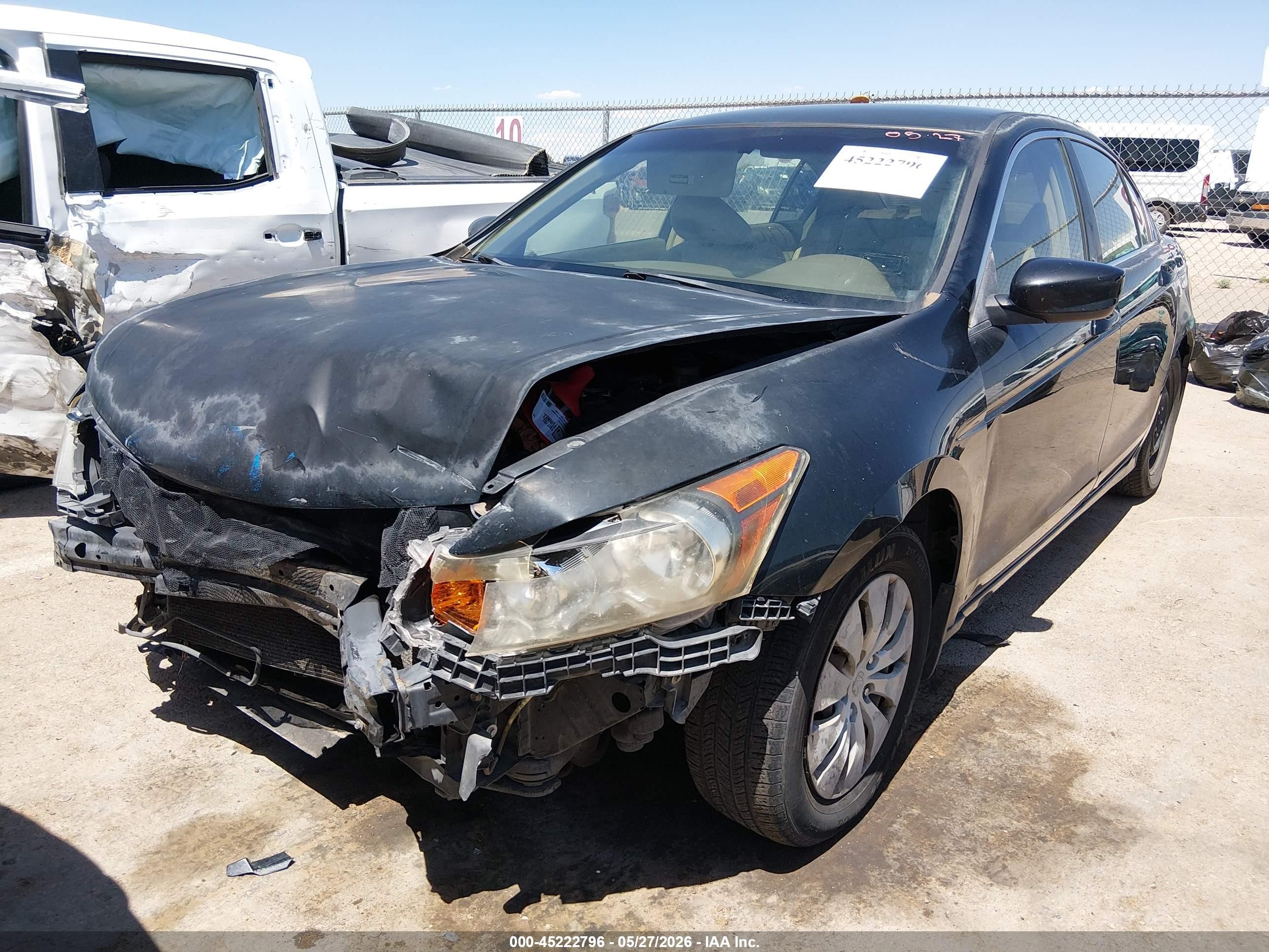 2009 Honda Accord 2.4 Lx Black vin: JHMCP26399C001843