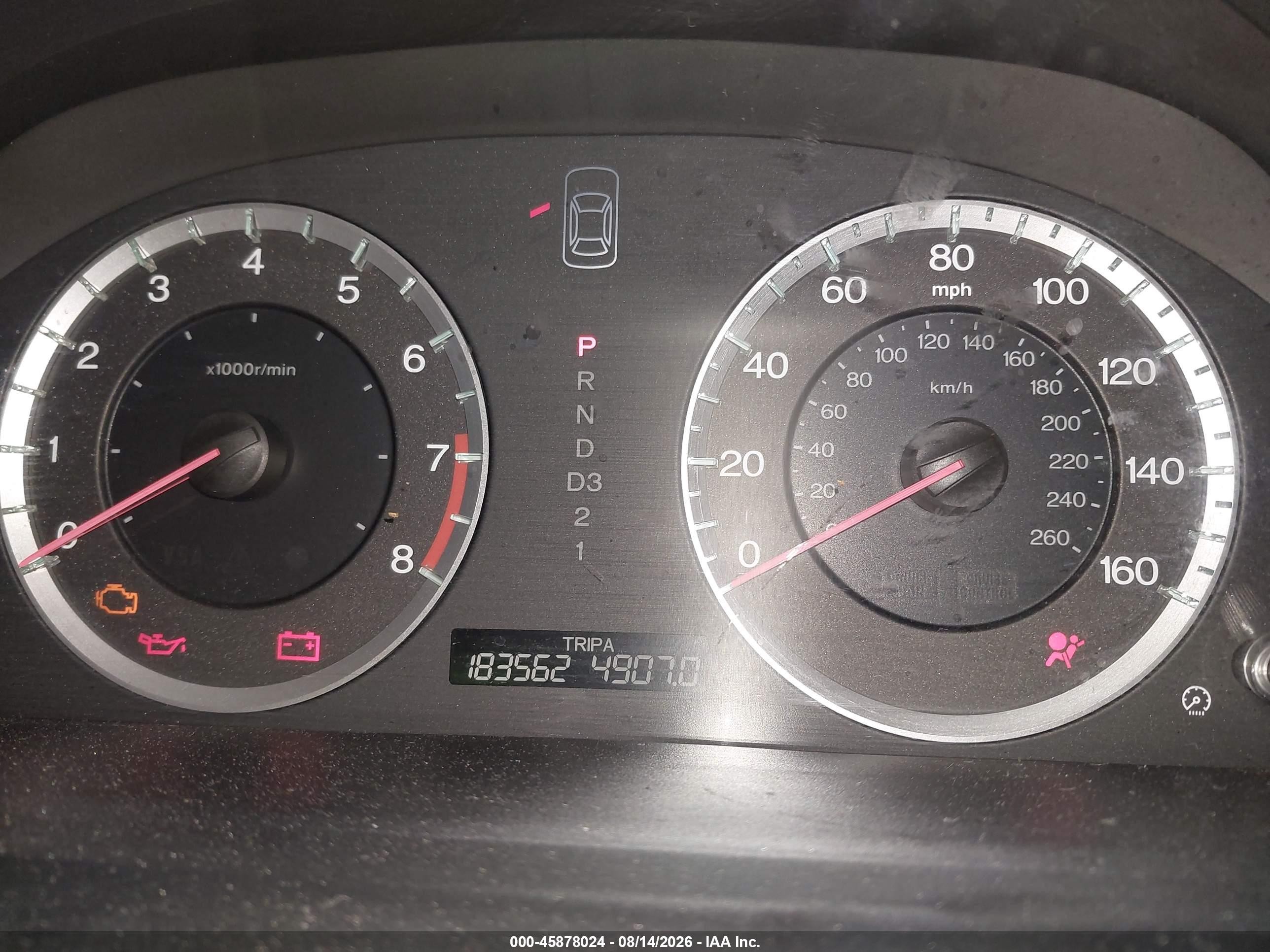 2009 Honda Accord 2.4 Lx Gray vin: JHMCP26399C006878