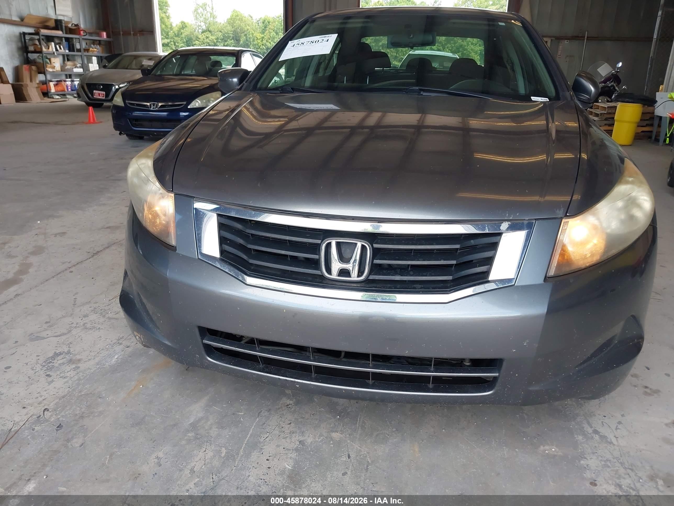 2009 Honda Accord 2.4 Lx Gray vin: JHMCP26399C006878