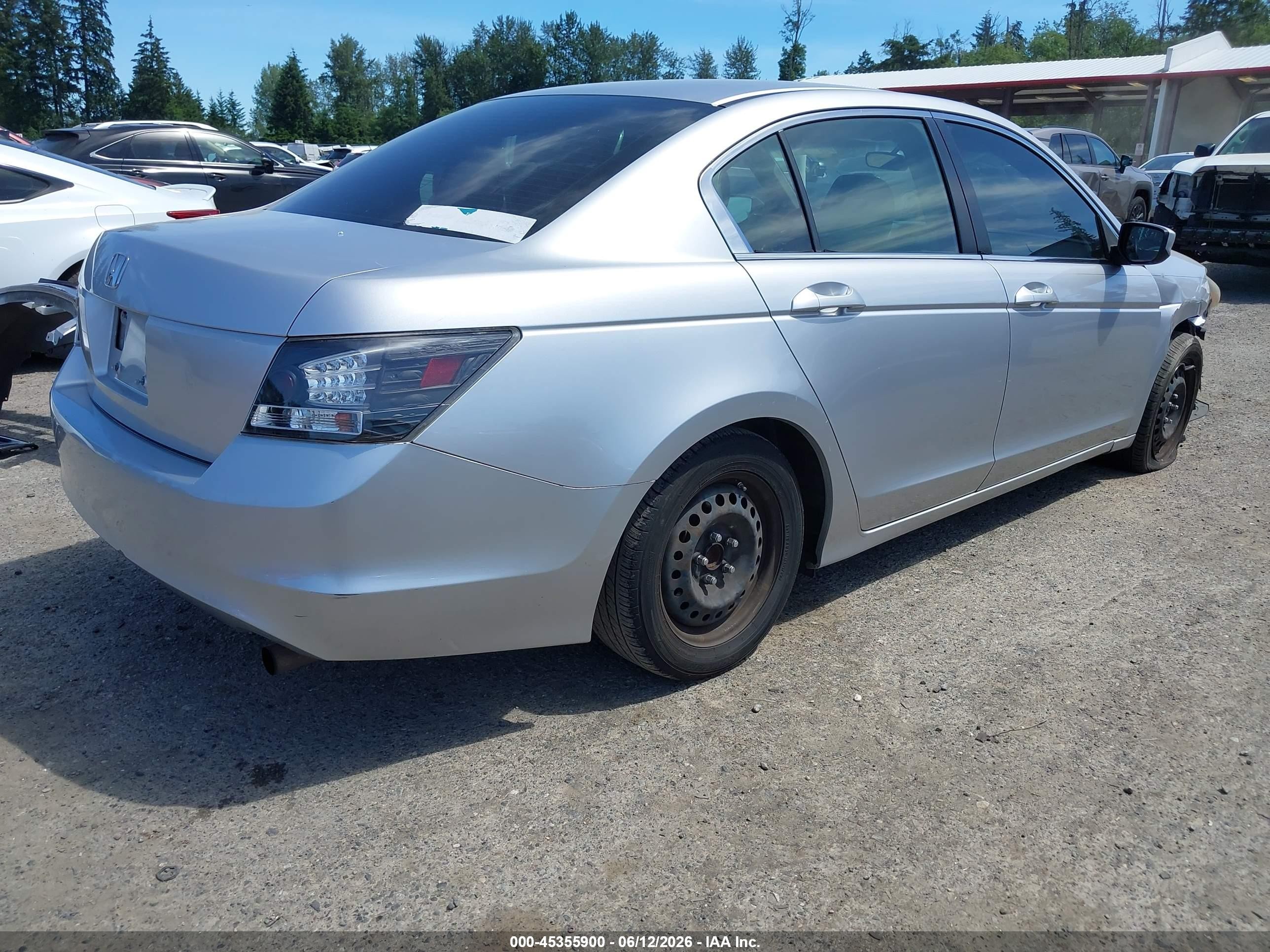 2009 Honda Accord 2.4 Lx Silver vin: JHMCP26399C015029