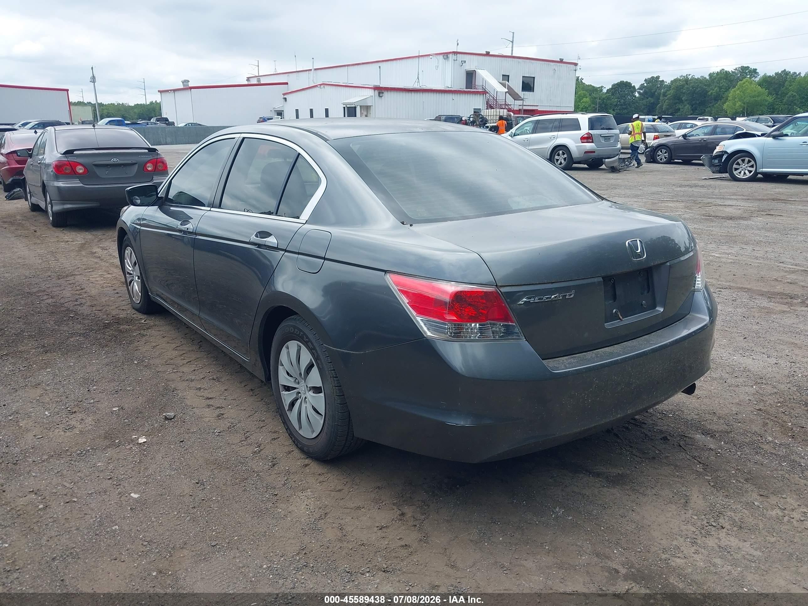 2009 Honda Accord 2.4 Lx Gray vin: JHMCP26399C016861
