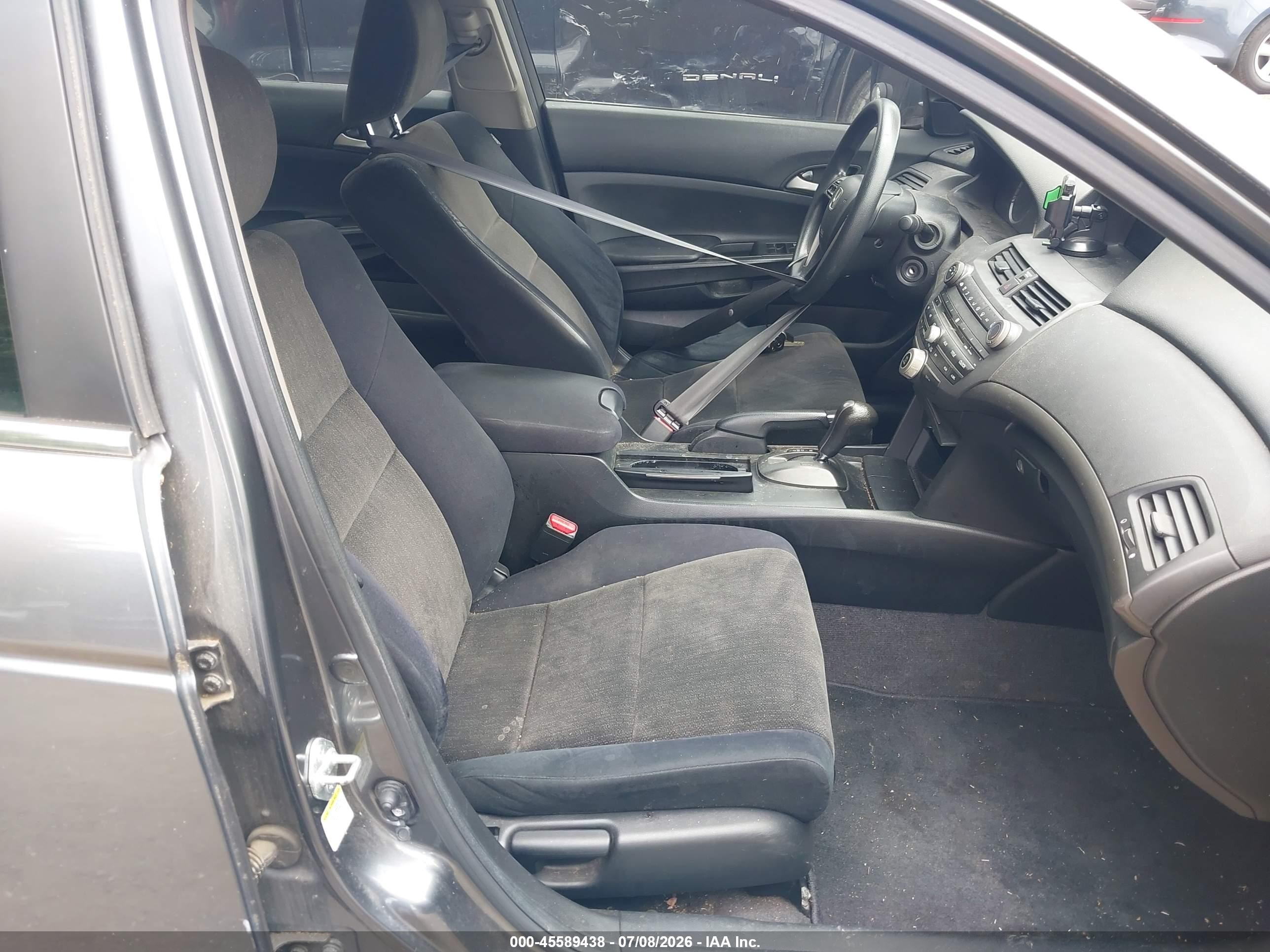 2009 Honda Accord 2.4 Lx Gray vin: JHMCP26399C016861