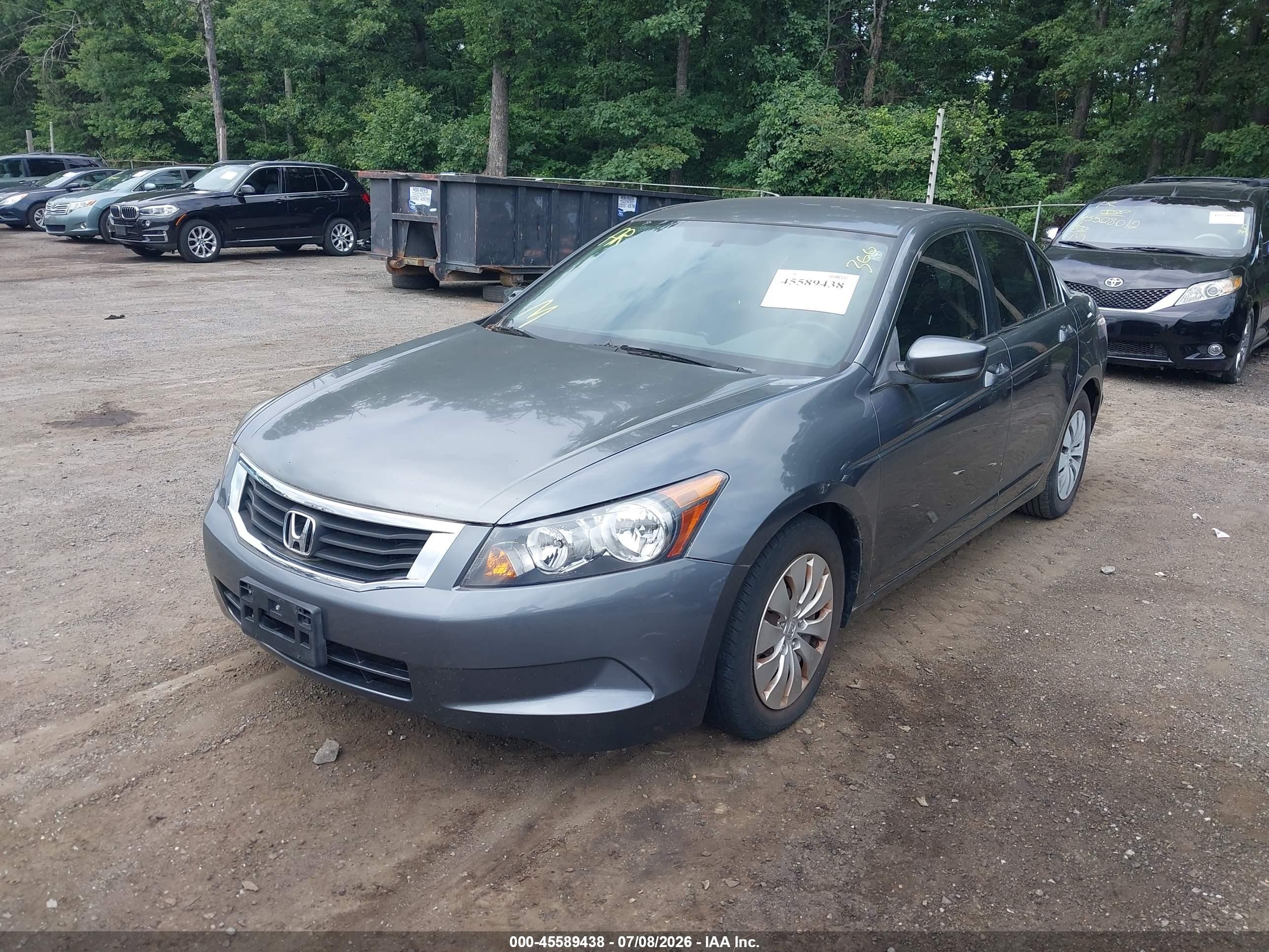 2009 Honda Accord 2.4 Lx Gray vin: JHMCP26399C016861