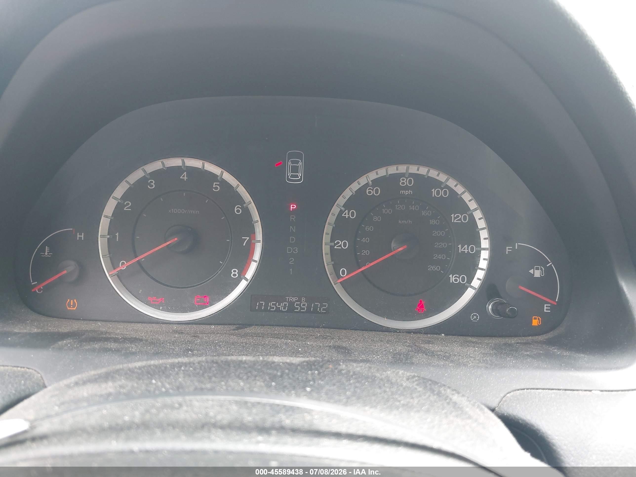 2009 Honda Accord 2.4 Lx Gray vin: JHMCP26399C016861