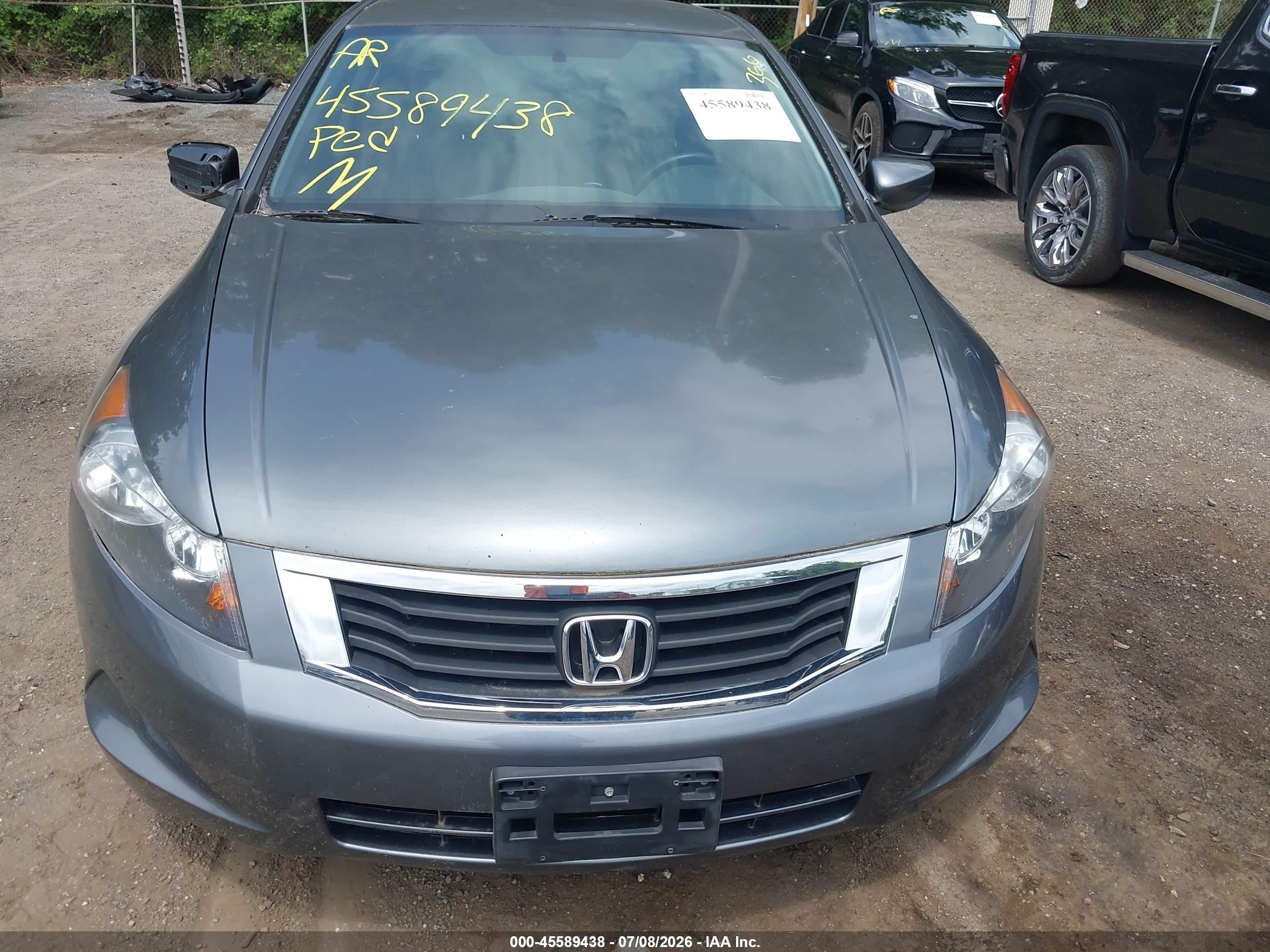 2009 Honda Accord 2.4 Lx Gray vin: JHMCP26399C016861