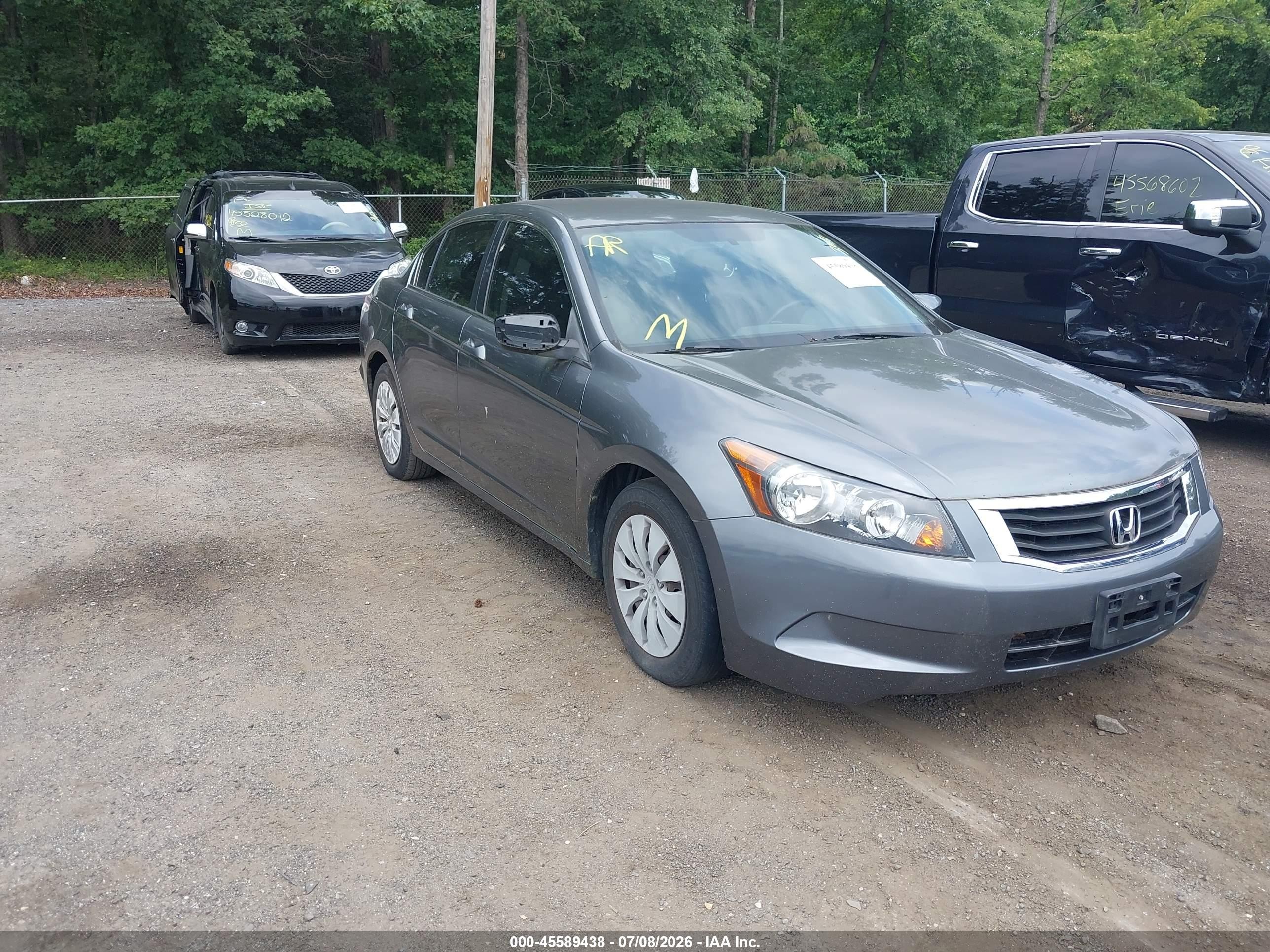 2009 Honda Accord 2.4 Lx Gray vin: JHMCP26399C016861