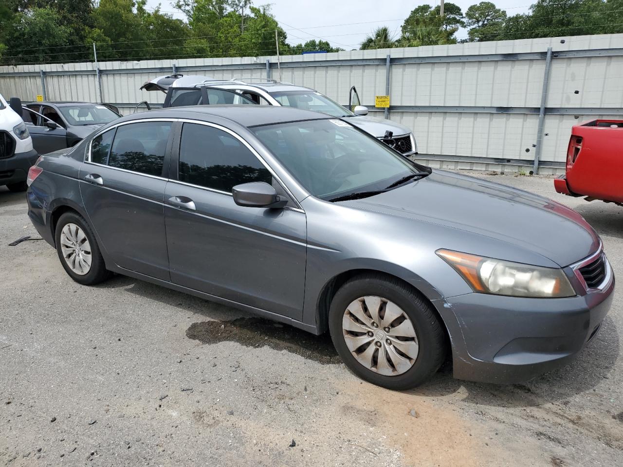 2008 Honda Accord Lx Gray vin: JHMCP263X8C024353