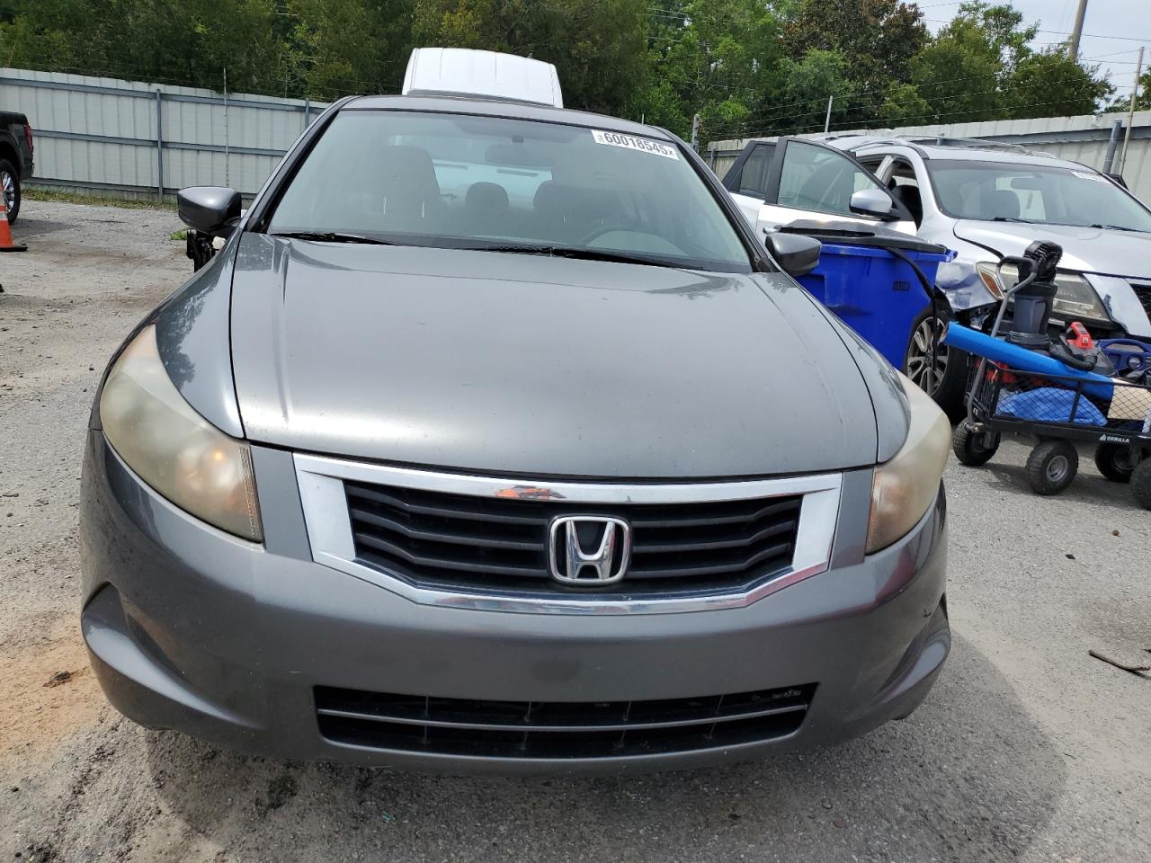 2008 Honda Accord Lx Gray vin: JHMCP263X8C024353