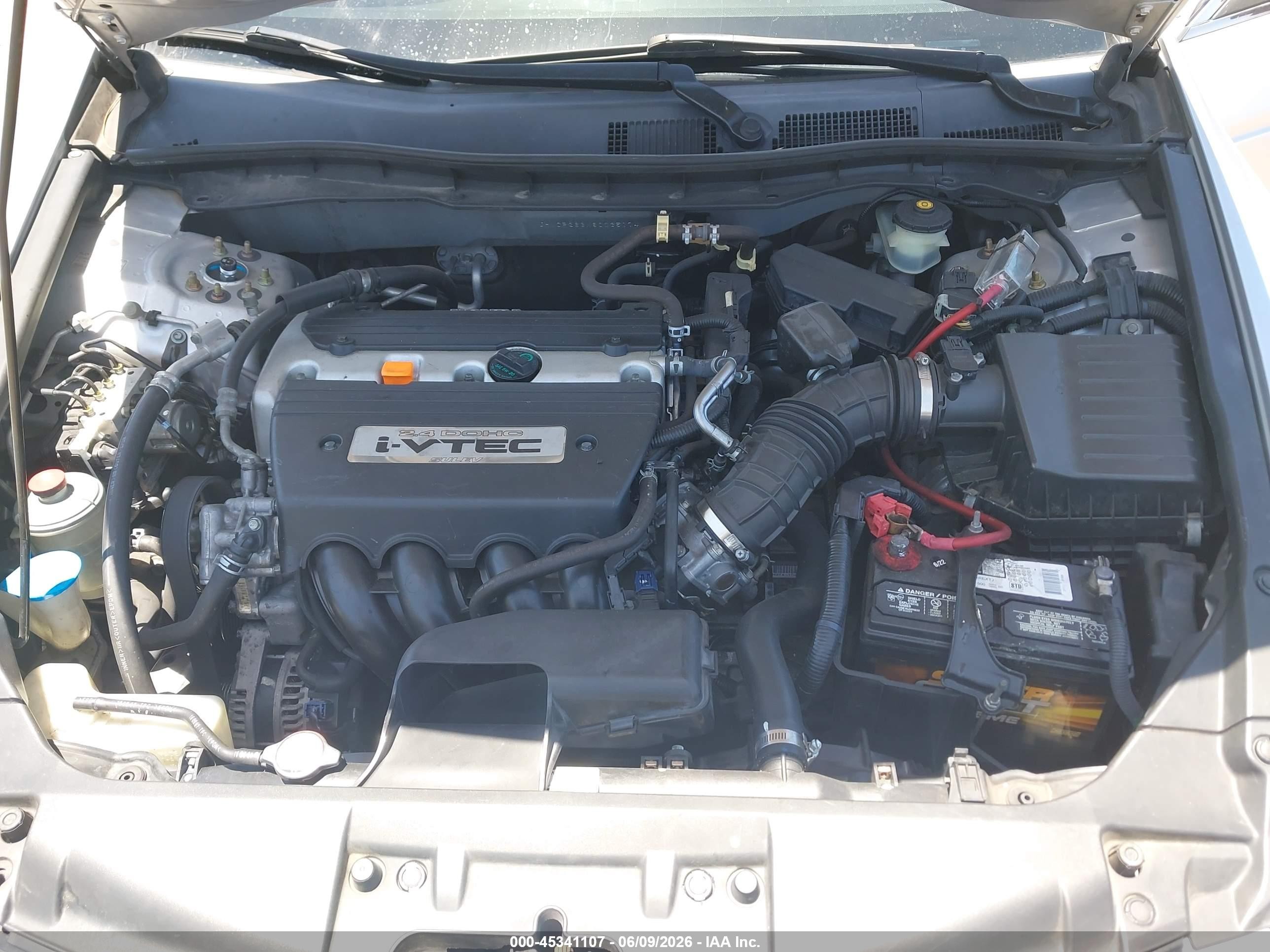 2008 Honda Accord 2.4 Lx Silver vin: JHMCP263X8C035174