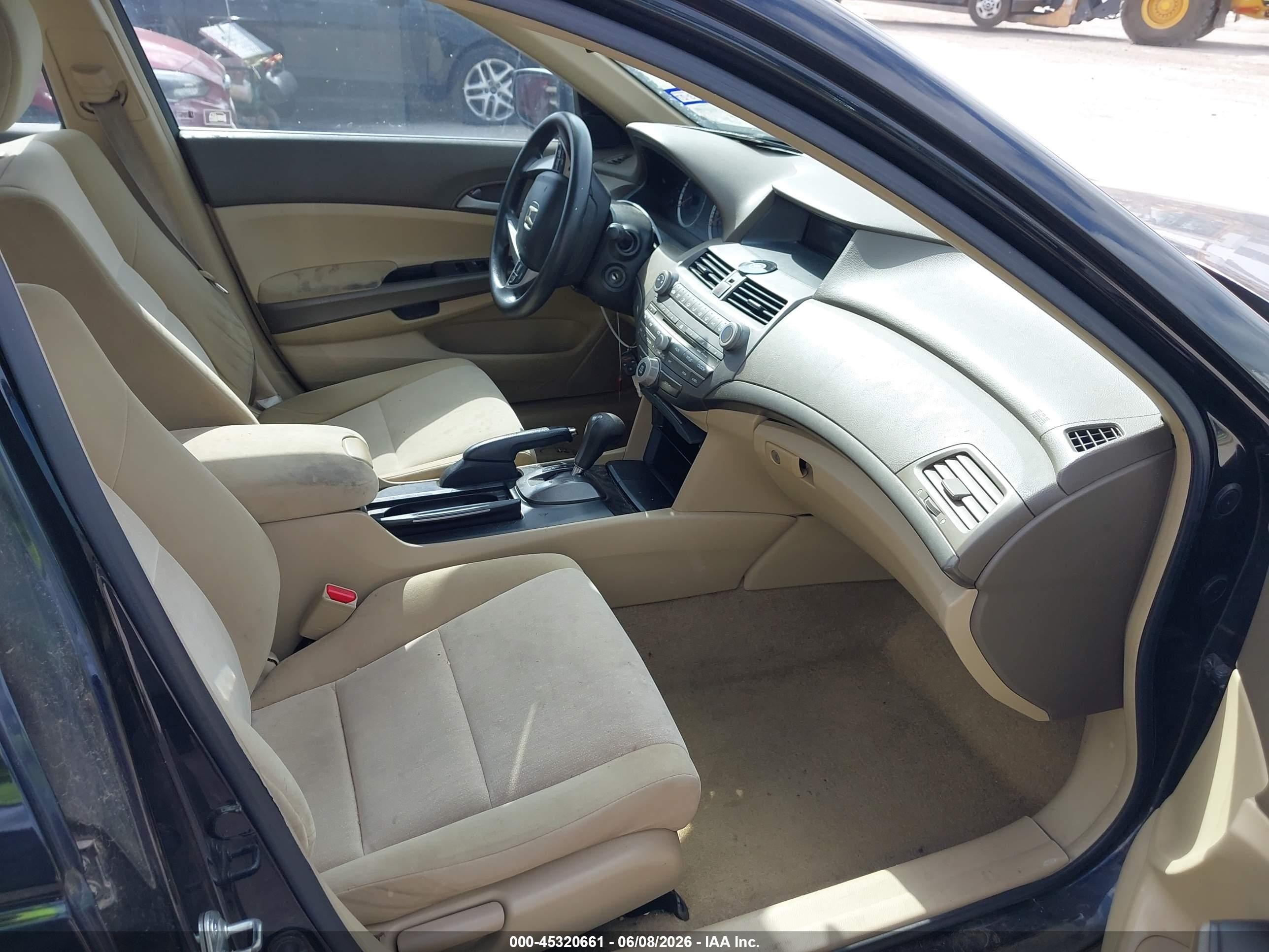 2008 Honda Accord 2.4 Lx Black vin: JHMCP263X8C073438
