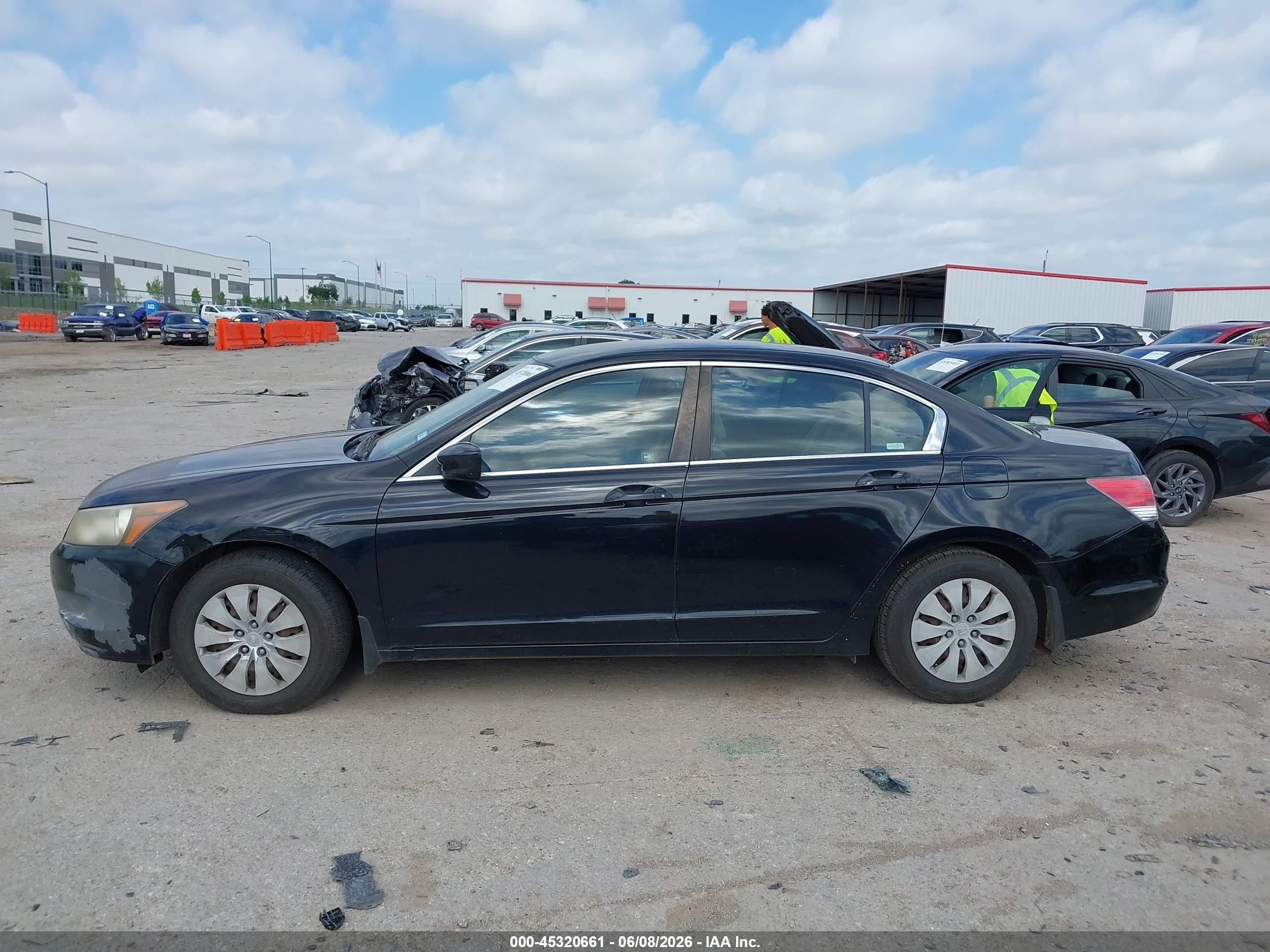 2008 Honda Accord 2.4 Lx Black vin: JHMCP263X8C073438