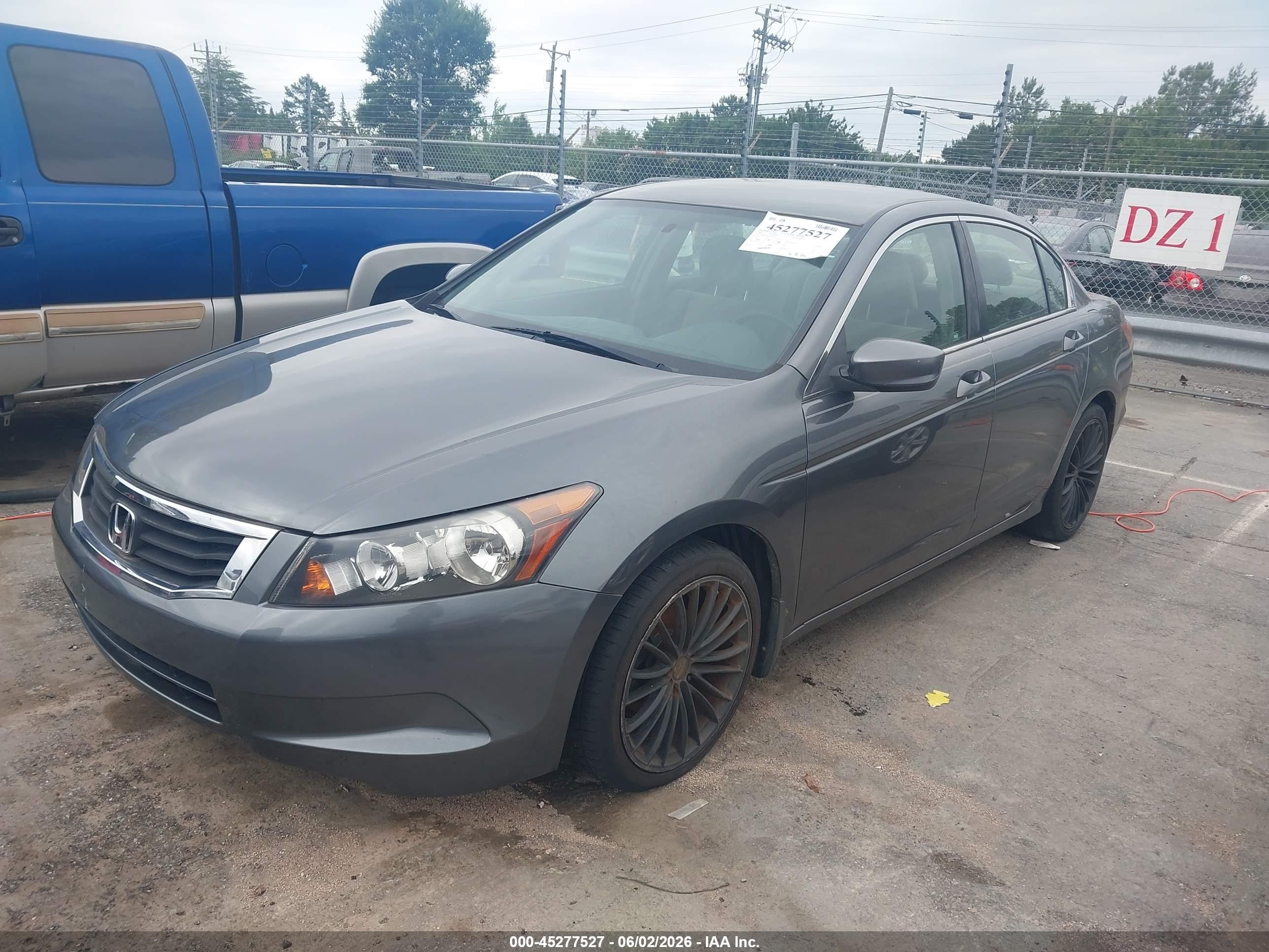 2008 Honda Accord 2.4 Lx Gray vin: JHMCP263X8C074315