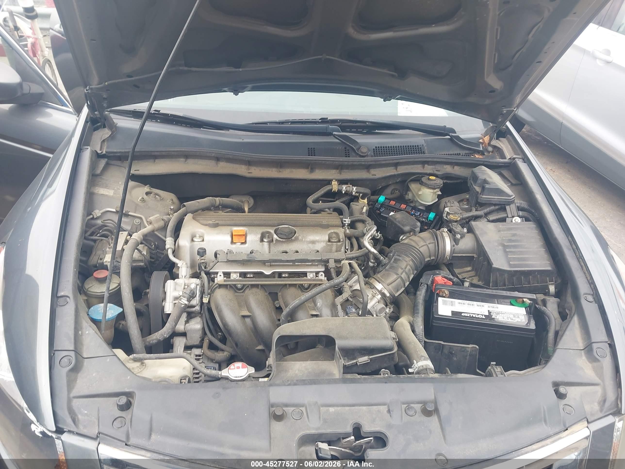 2008 Honda Accord 2.4 Lx Gray vin: JHMCP263X8C074315