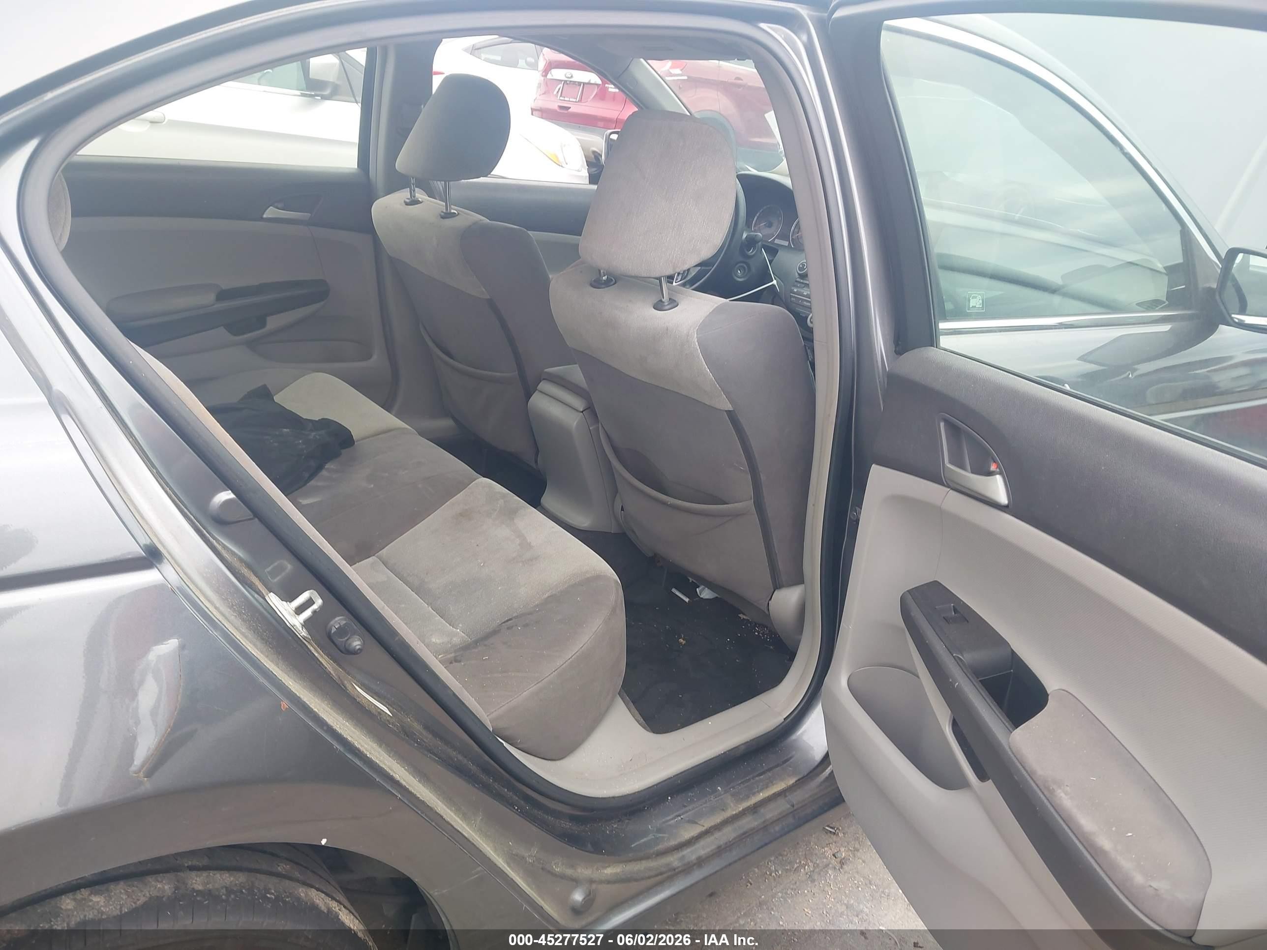 2008 Honda Accord 2.4 Lx Gray vin: JHMCP263X8C074315