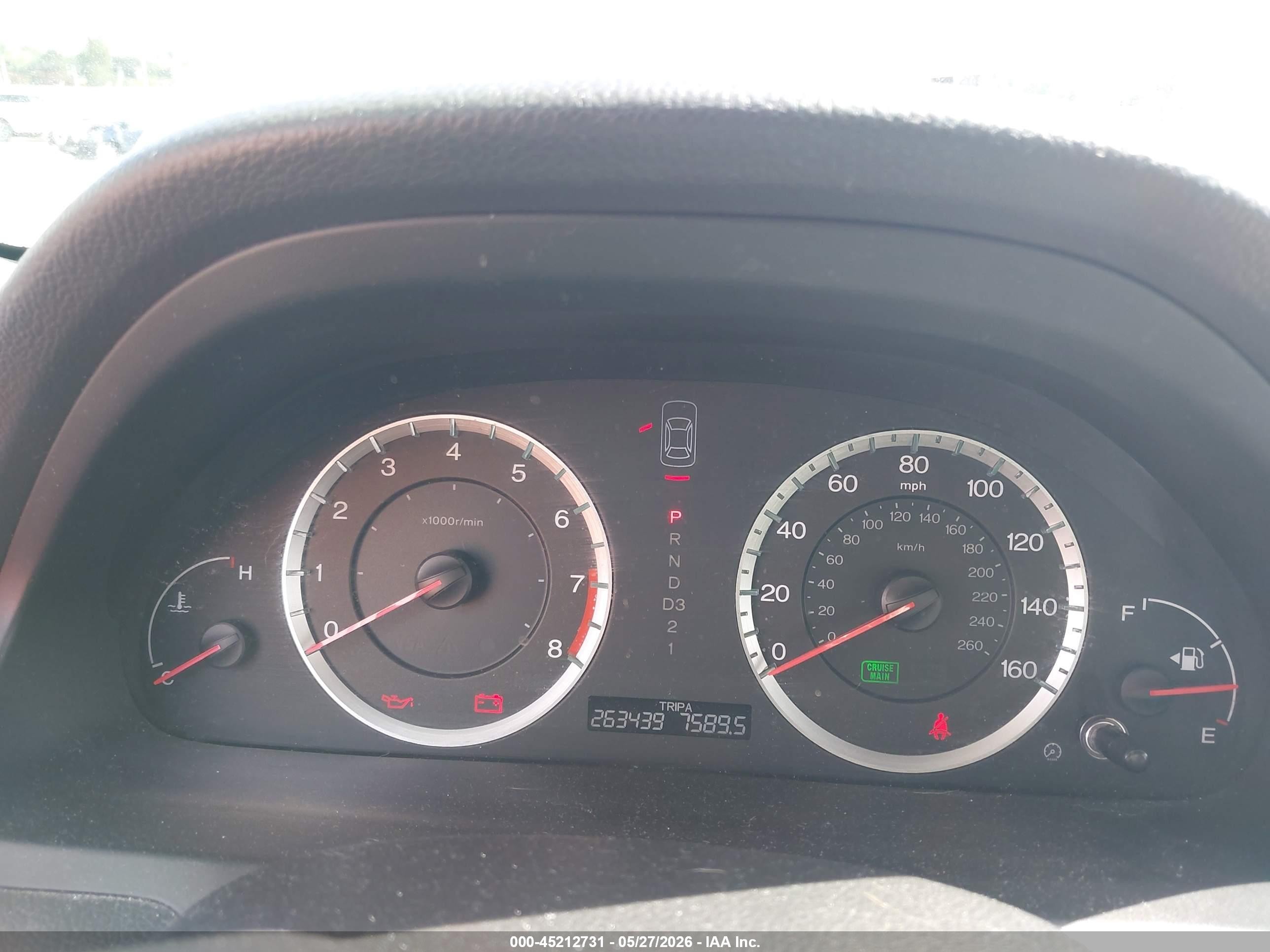 2009 Honda Accord 2.4 Lx Silver vin: JHMCP263X9C004959