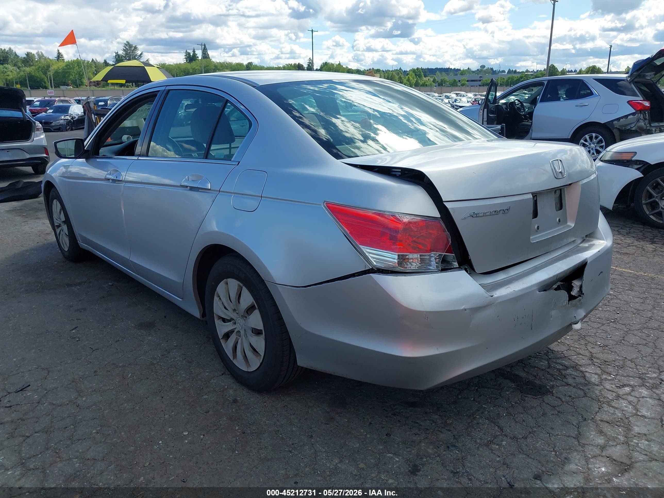 2009 Honda Accord 2.4 Lx Silver vin: JHMCP263X9C004959