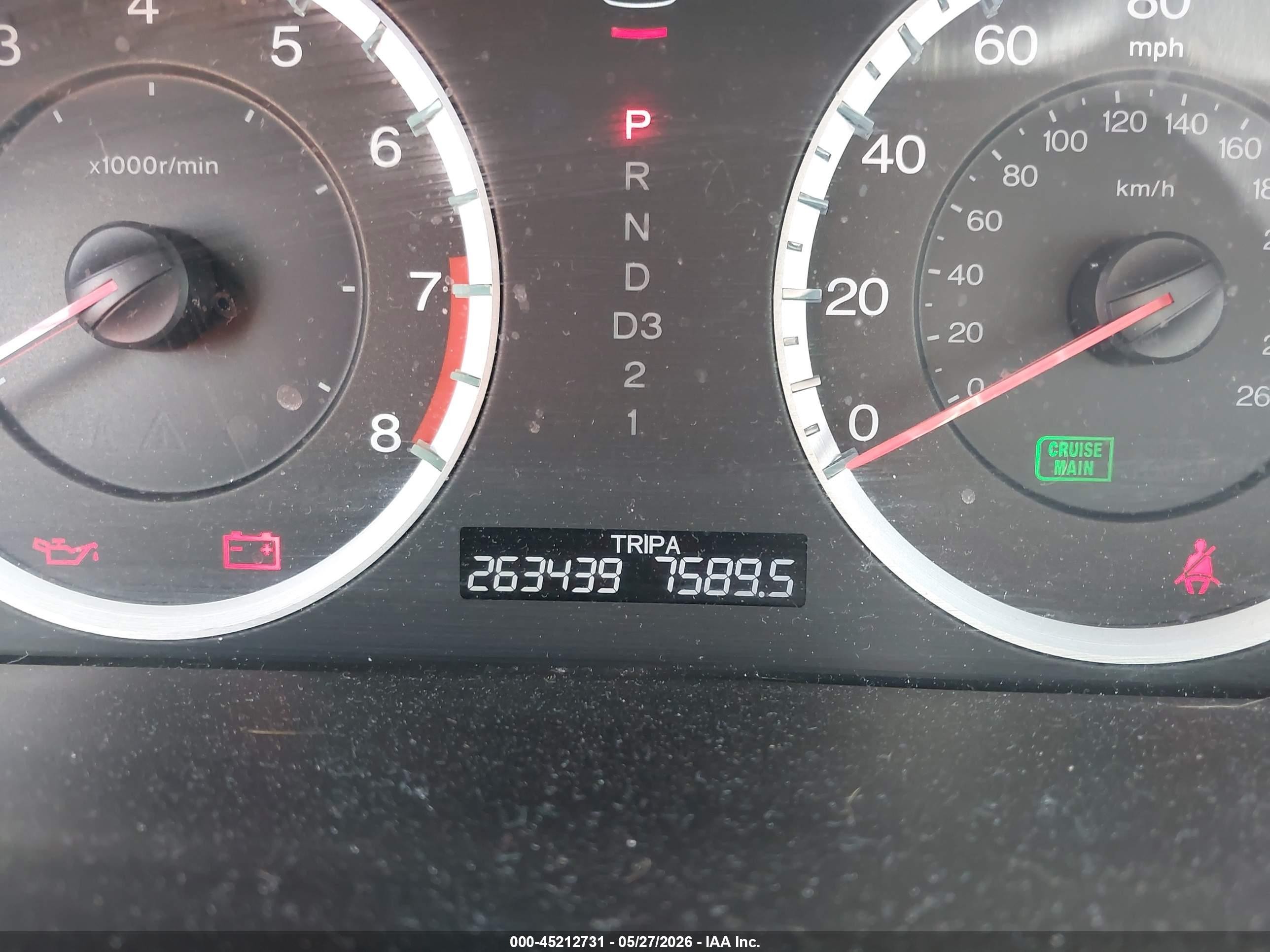 2009 Honda Accord 2.4 Lx Silver vin: JHMCP263X9C004959