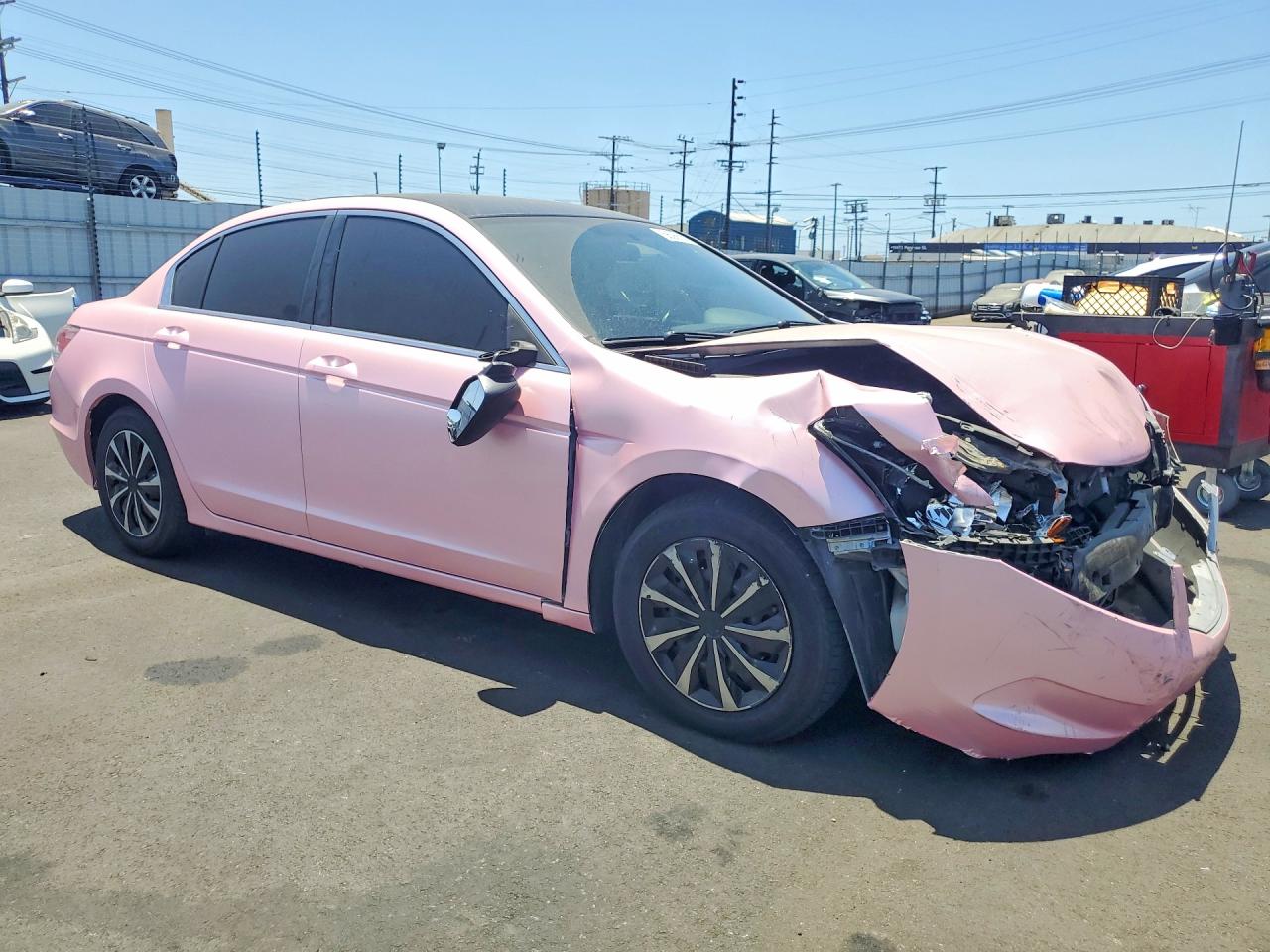 2009 Honda Accord Lx Pink vin: JHMCP263X9C005531