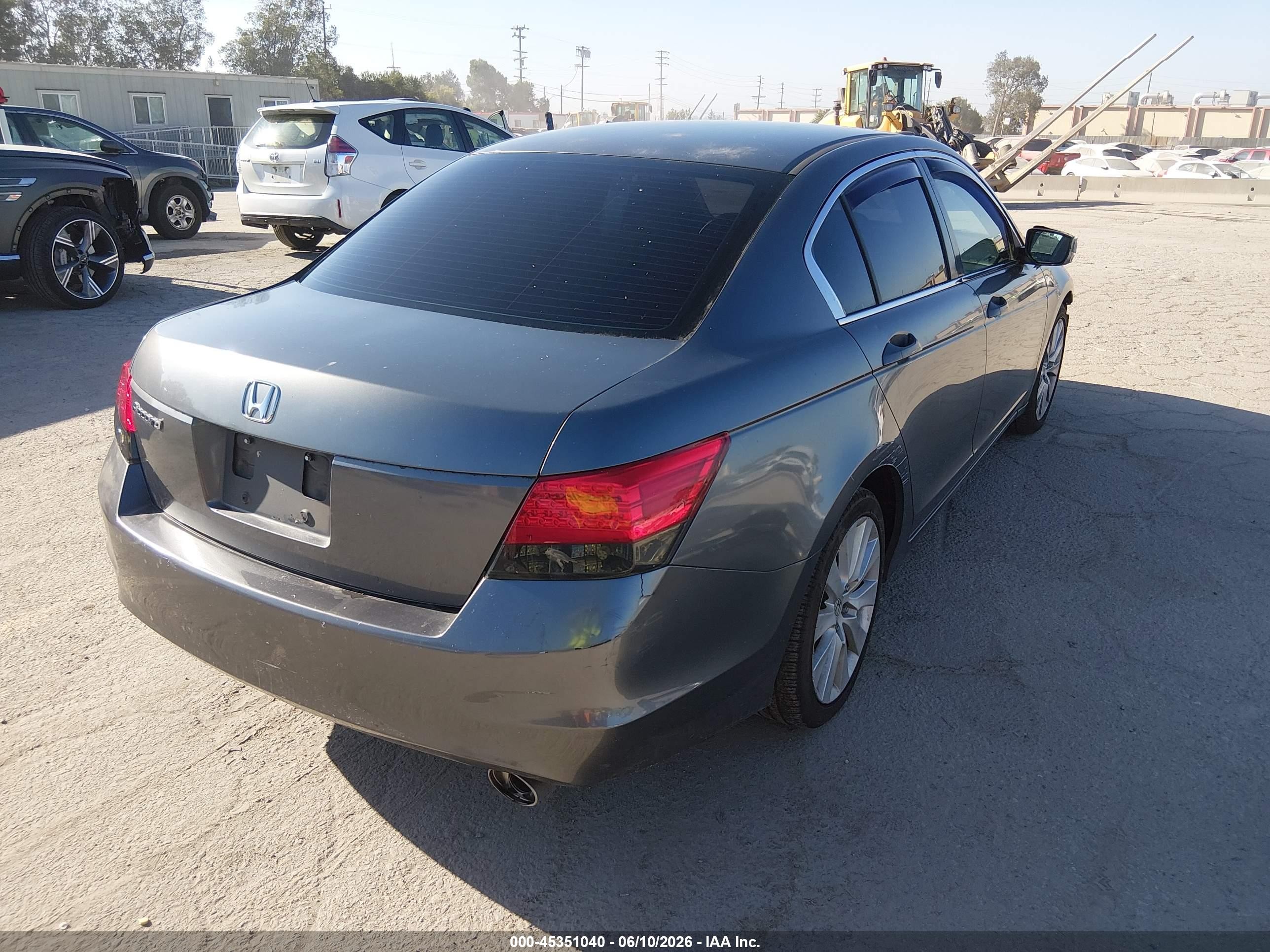2008 Honda Accord 2.4 Lx-p Gray vin: JHMCP26408C001009