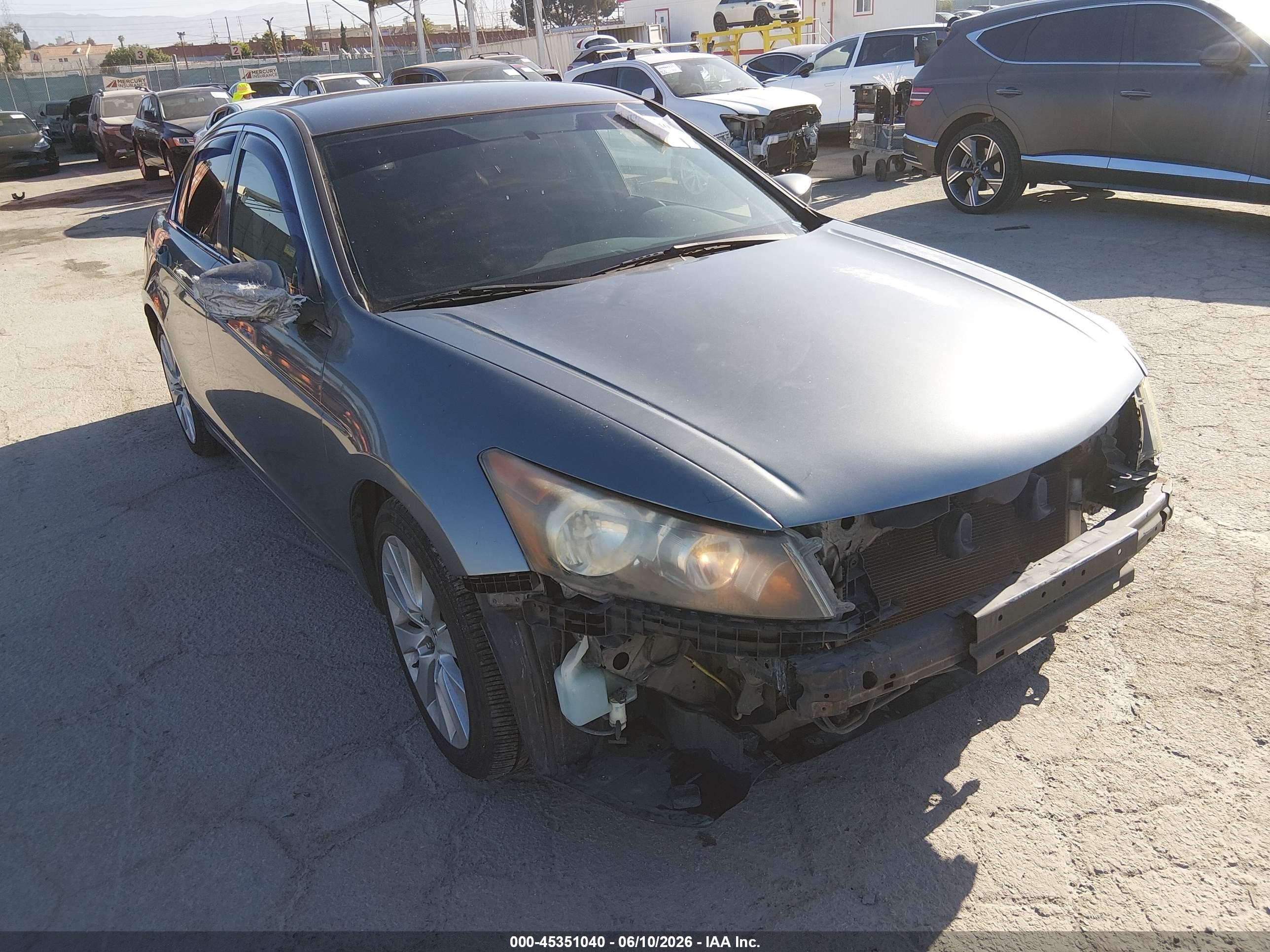 2008 Honda Accord 2.4 Lx-p Gray vin: JHMCP26408C001009