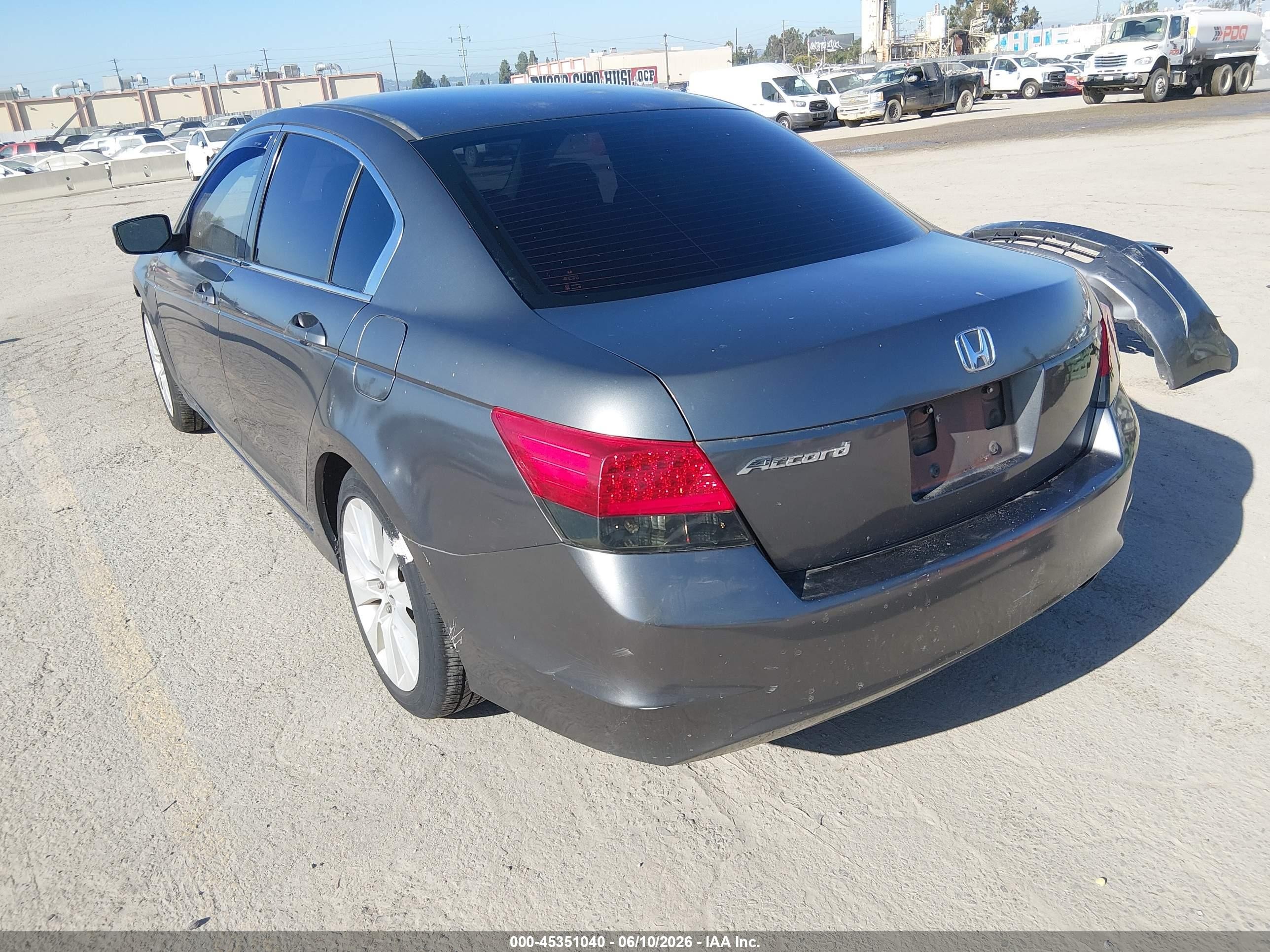 2008 Honda Accord 2.4 Lx-p Gray vin: JHMCP26408C001009