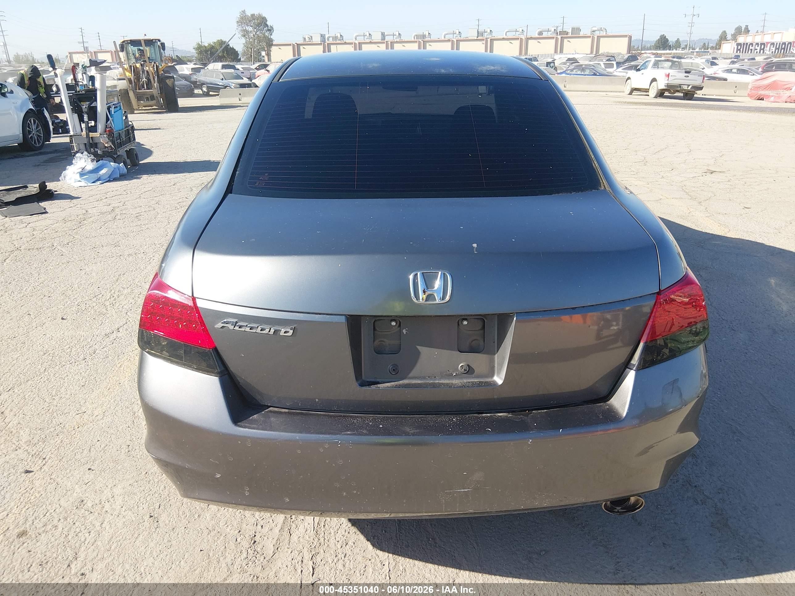 2008 Honda Accord 2.4 Lx-p Gray vin: JHMCP26408C001009