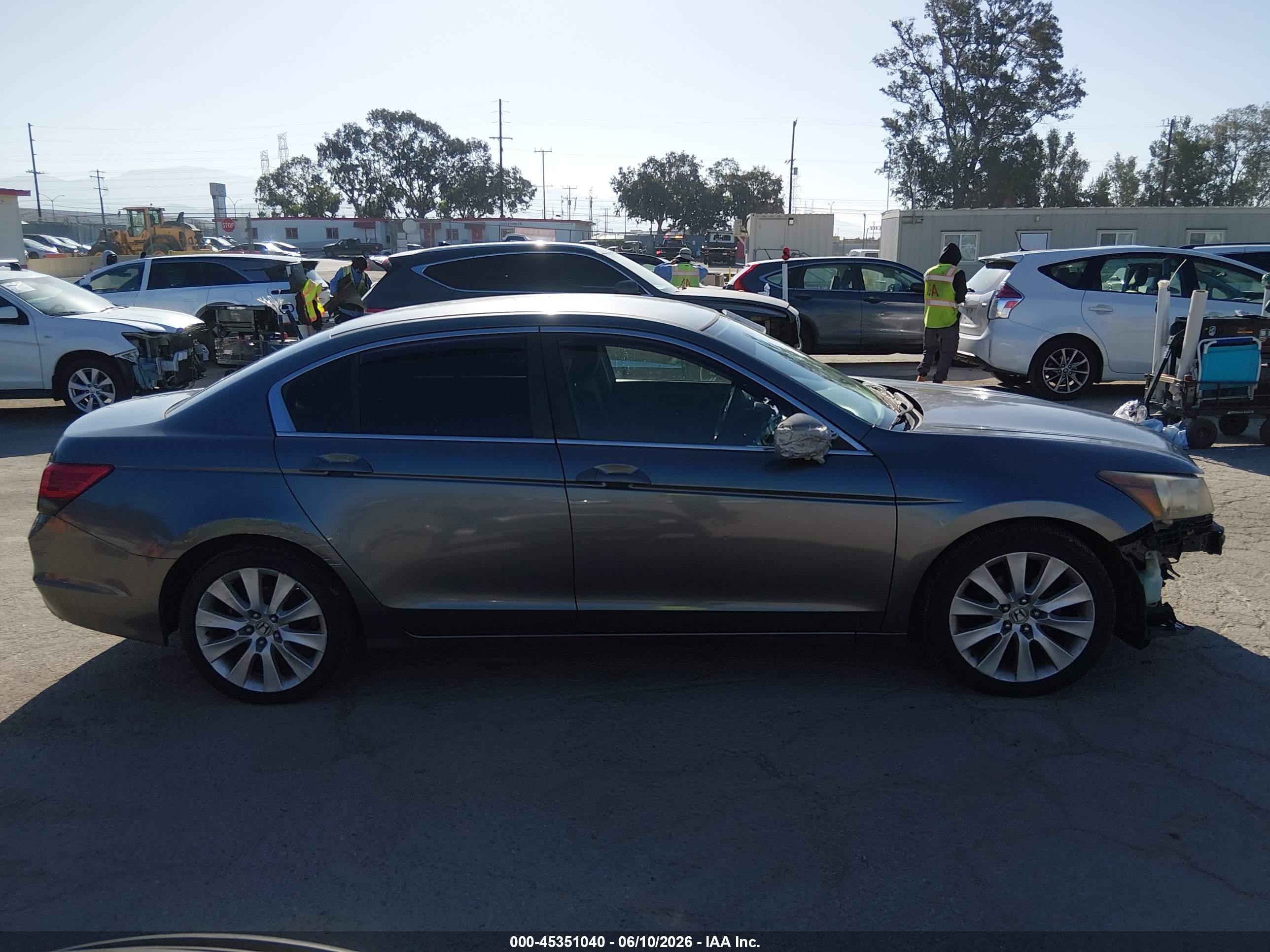 2008 Honda Accord 2.4 Lx-p Gray vin: JHMCP26408C001009