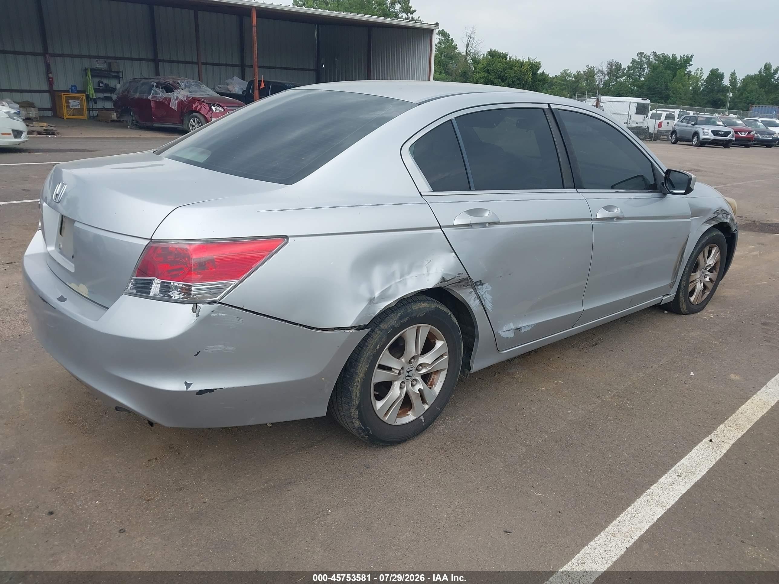 2008 Honda Accord 2.4 Lx-p Silver vin: JHMCP26408C027027