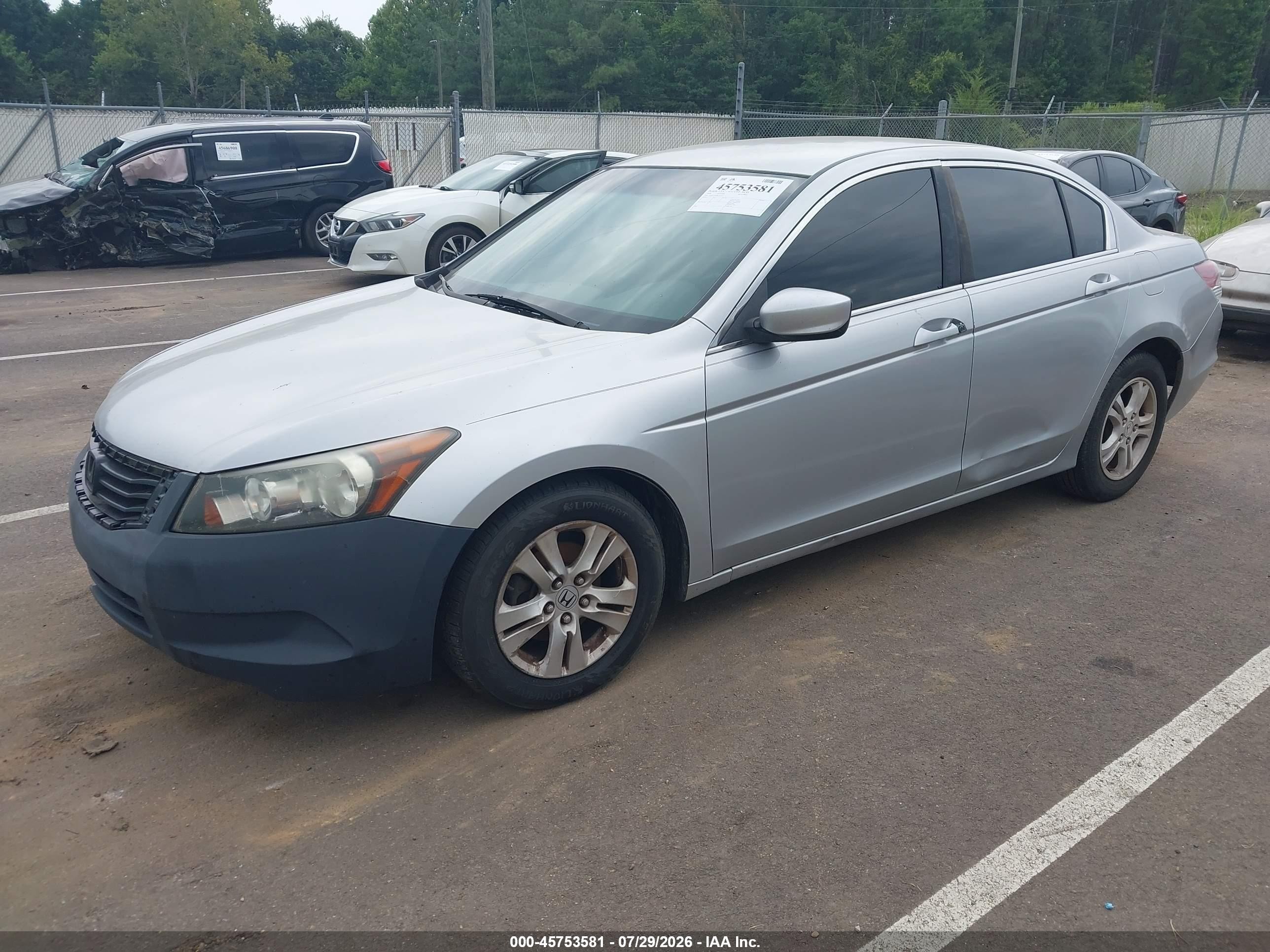 2008 Honda Accord 2.4 Lx-p Silver vin: JHMCP26408C027027