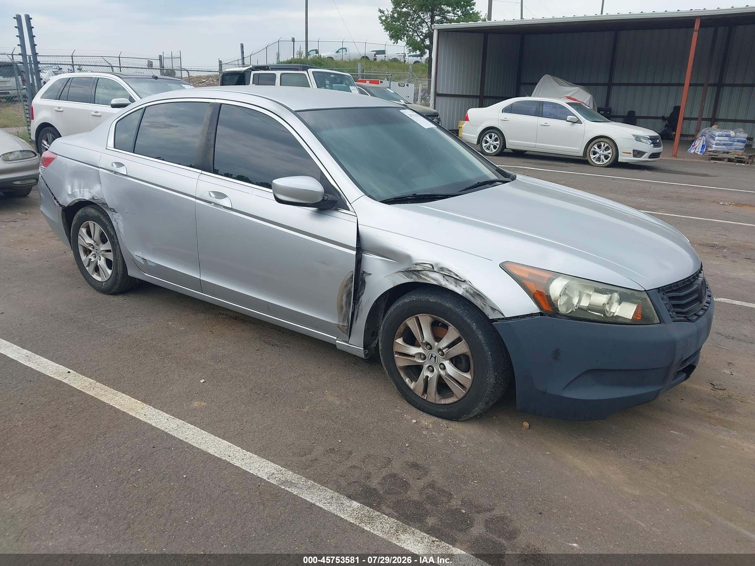 2008 Honda Accord 2.4 Lx-p Silver vin: JHMCP26408C027027