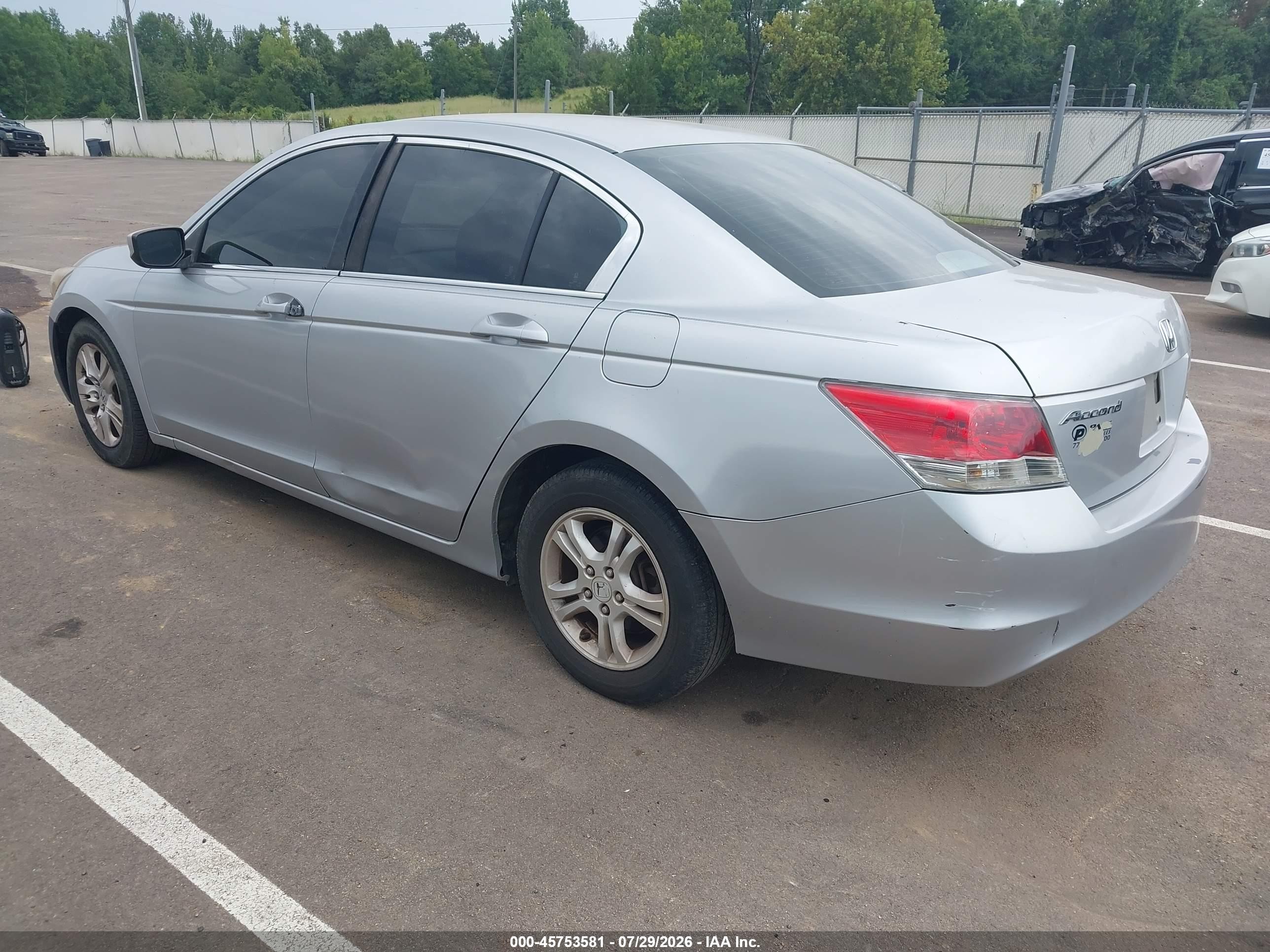 2008 Honda Accord 2.4 Lx-p Silver vin: JHMCP26408C027027