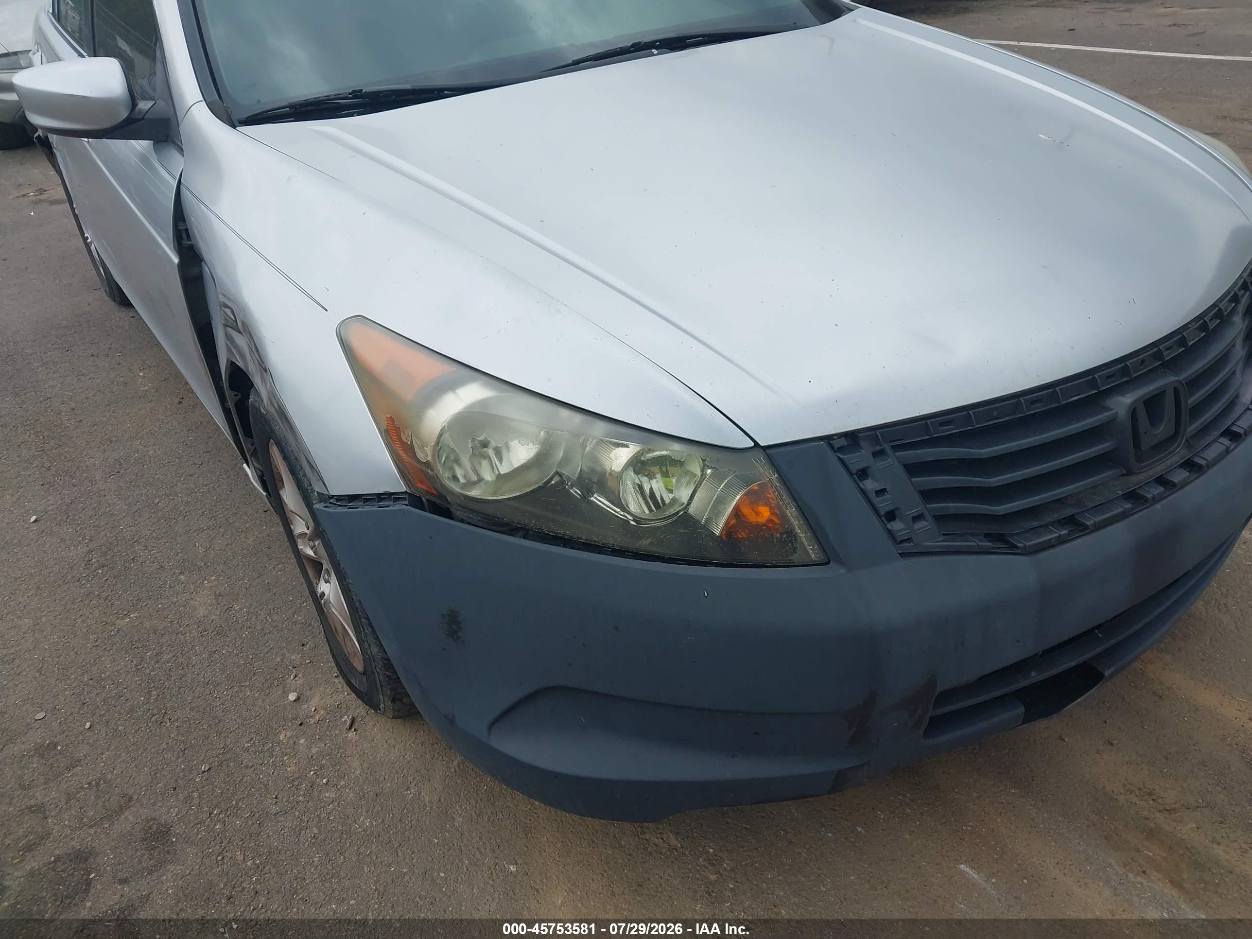 2008 Honda Accord 2.4 Lx-p Silver vin: JHMCP26408C027027