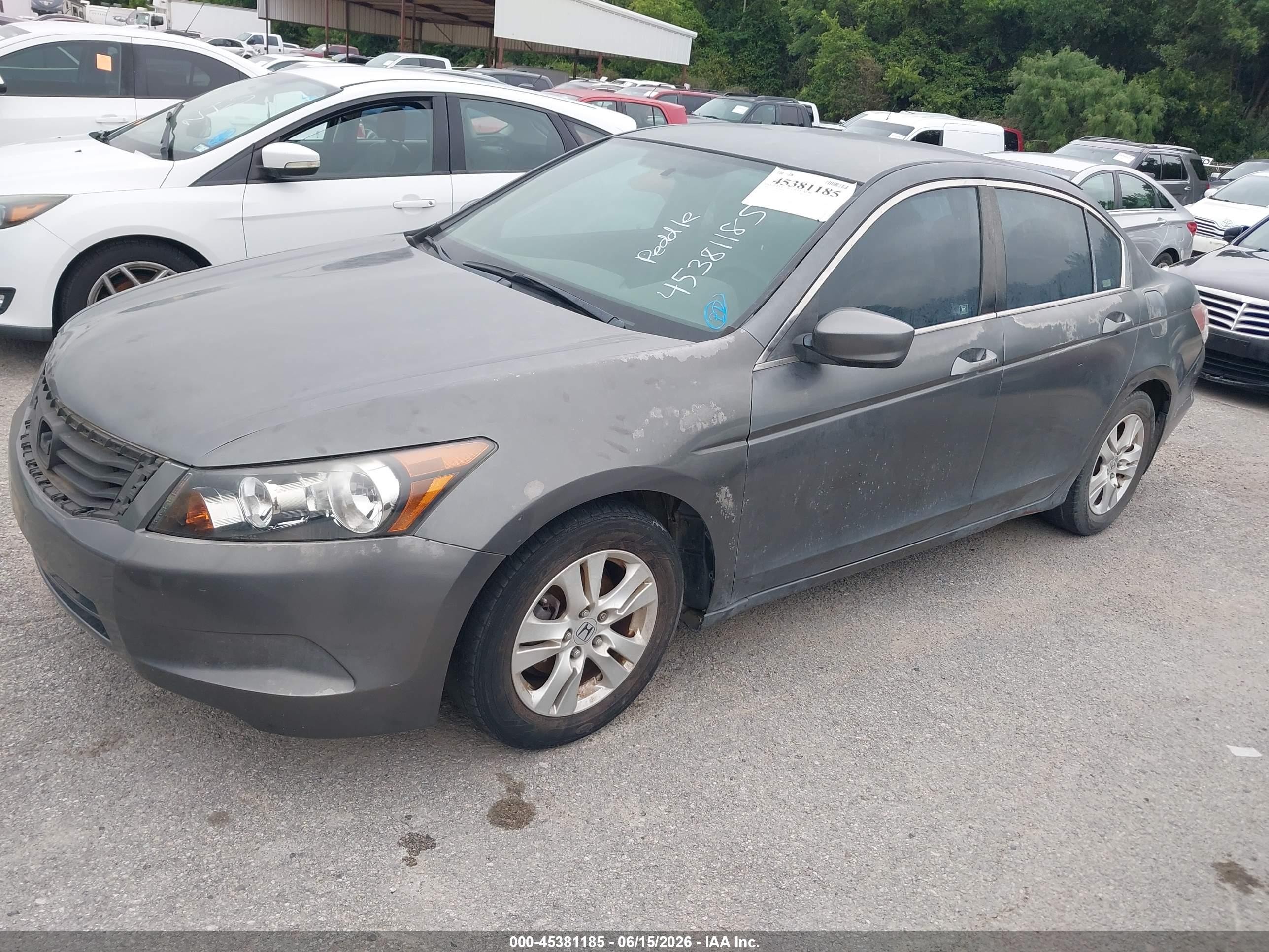 2008 Honda Accord 2.4 Lx-p Gray vin: JHMCP26408C039159