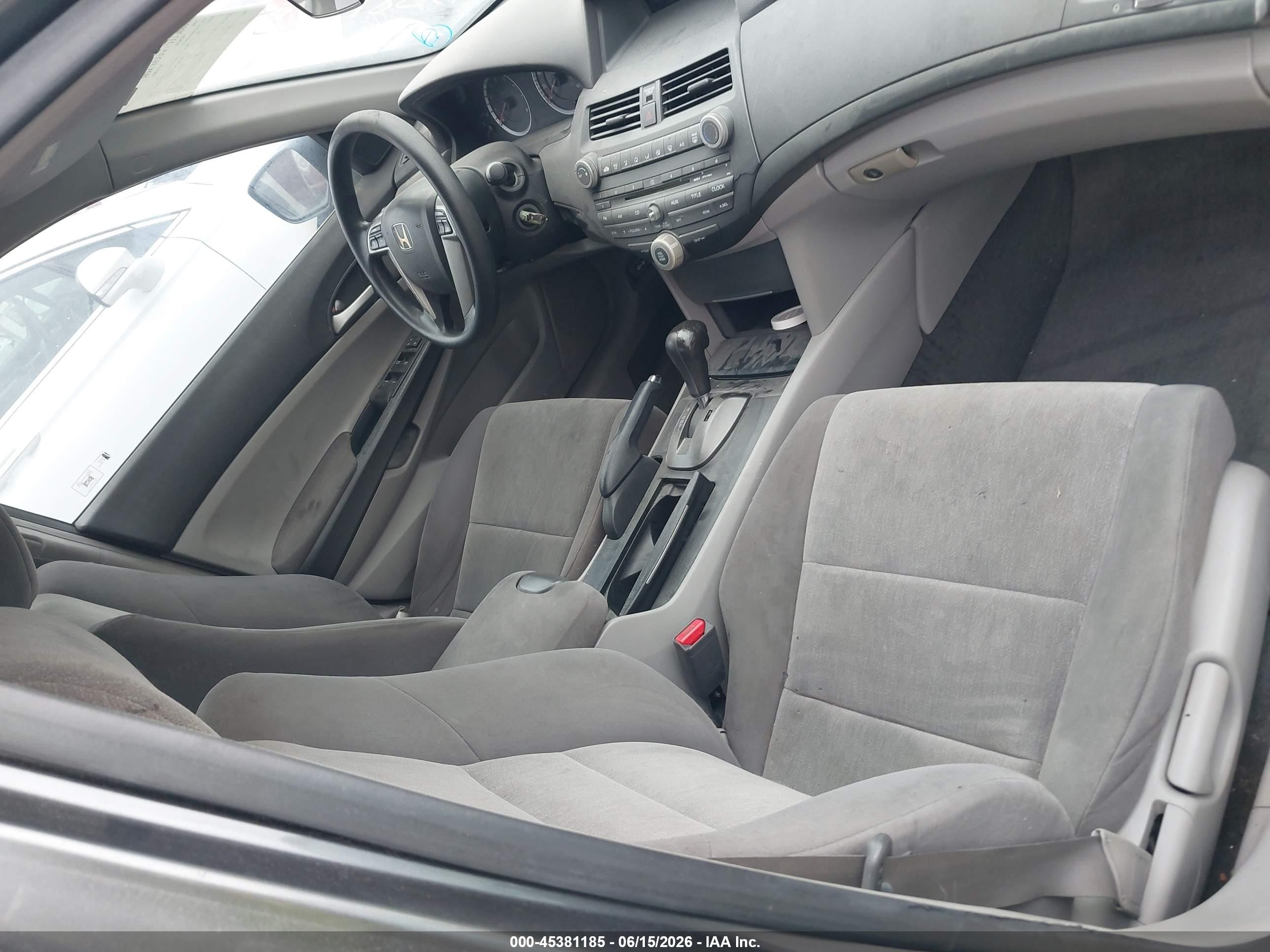 2008 Honda Accord 2.4 Lx-p Gray vin: JHMCP26408C039159
